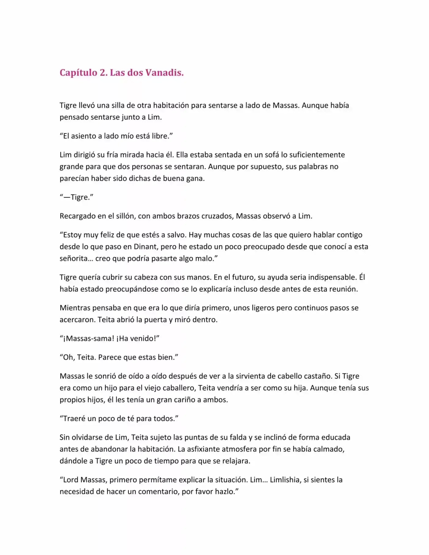 Madan No Ō To Vanadis (Novela) - Capítulo 8 - Página 1 - LectorTMOo