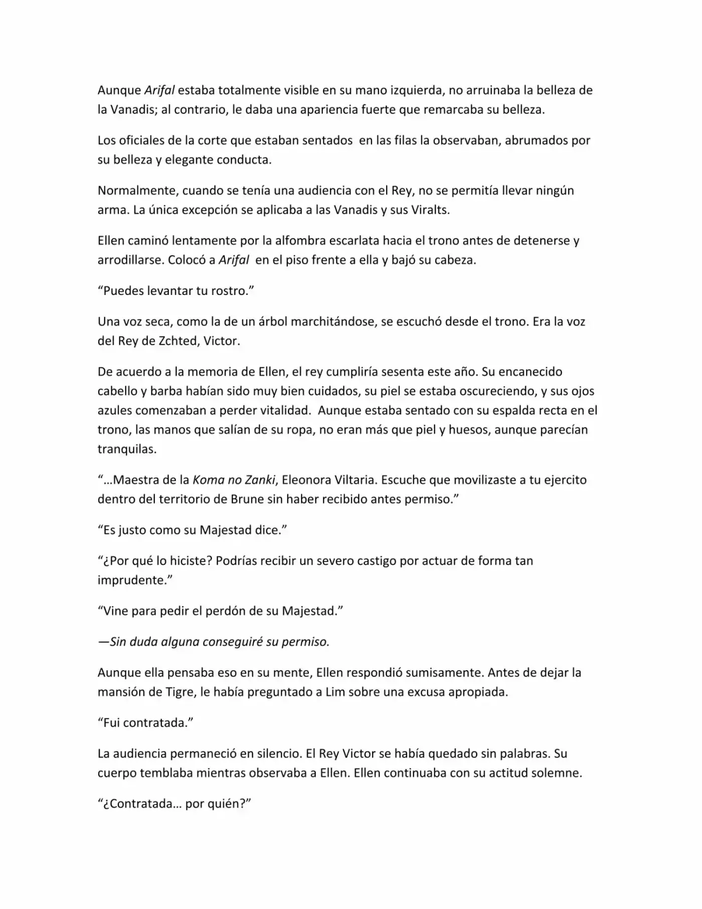 Madan No Ō To Vanadis (Novela) - Capítulo 8 - Página 17 - LectorTMOo