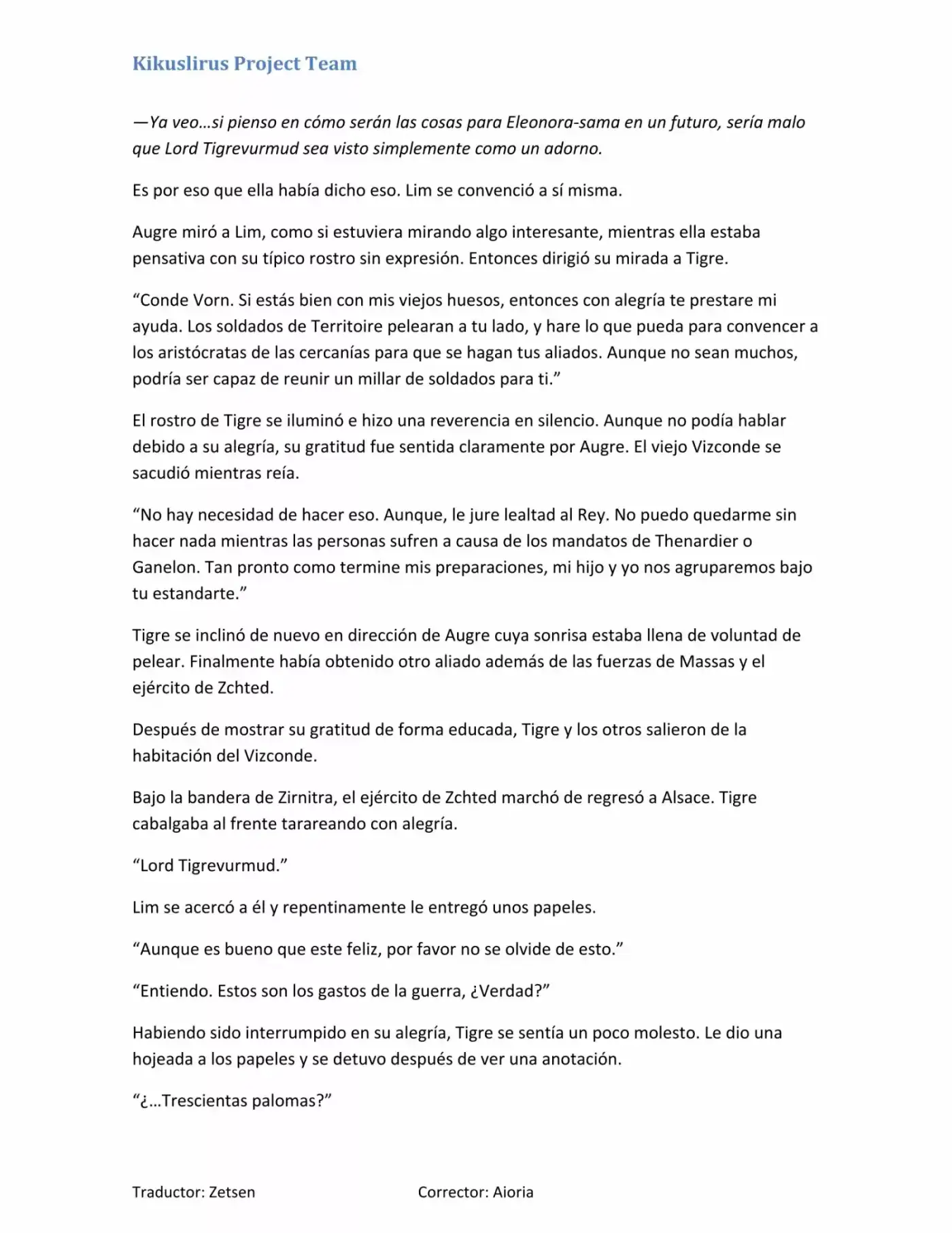 Madan No Ō To Vanadis (Novela) - Capítulo 9 - Página 35 - LectorTMOo