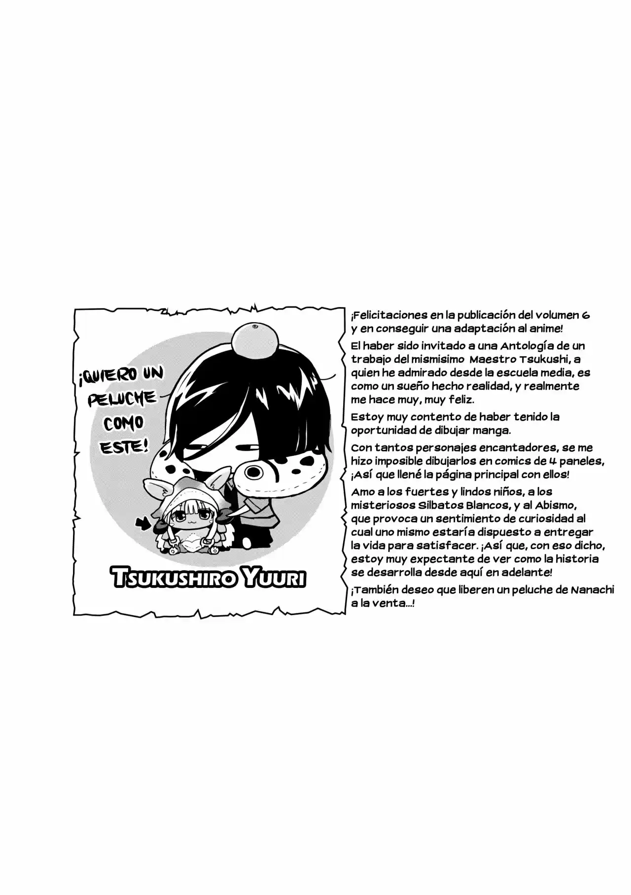 Made In Abyss Official Anthology - Capítulo 10 - Página 7 - LectorTMOo