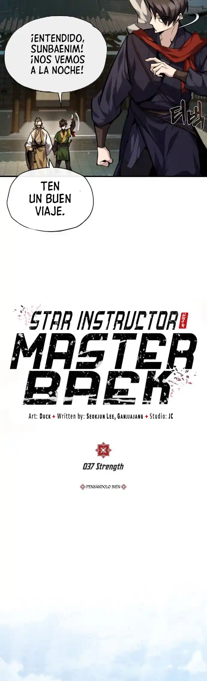Maestro Baek El Instructor Estrella capítulo 37 página 6