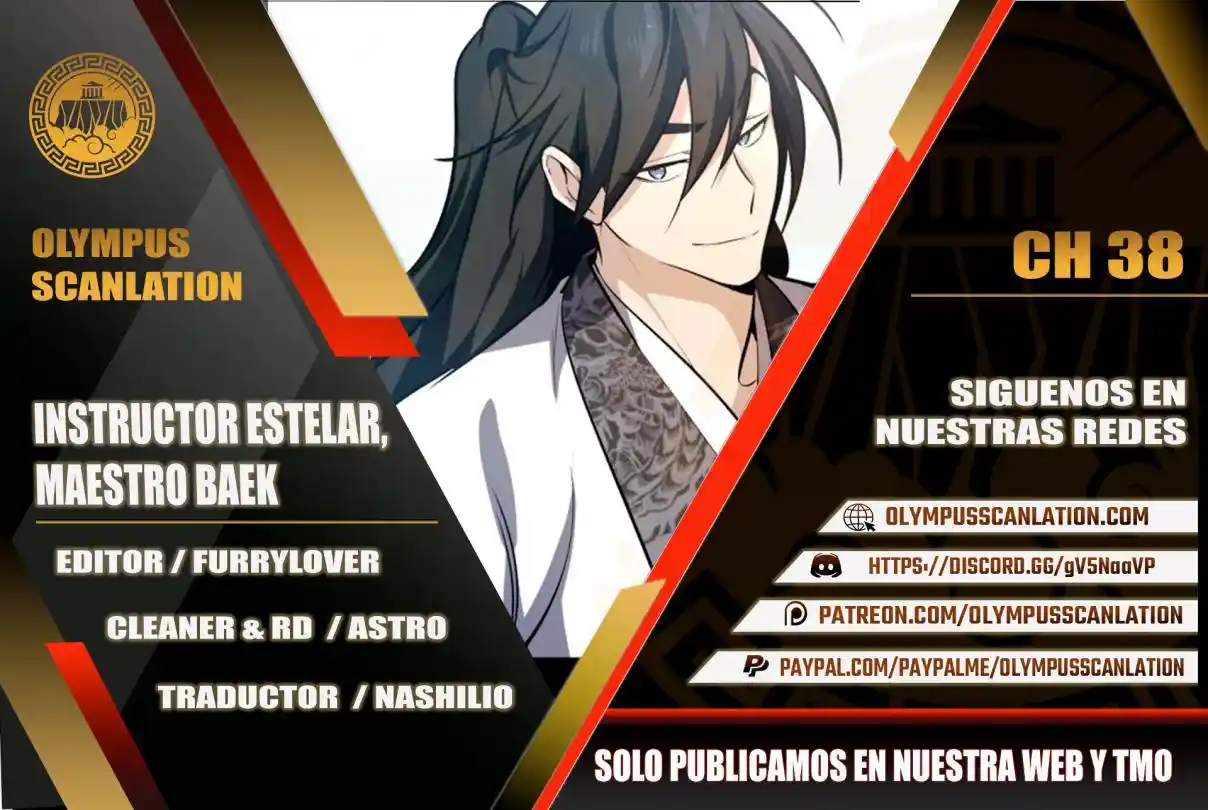 Maestro Baek El Instructor Estrella capítulo 38 página 1