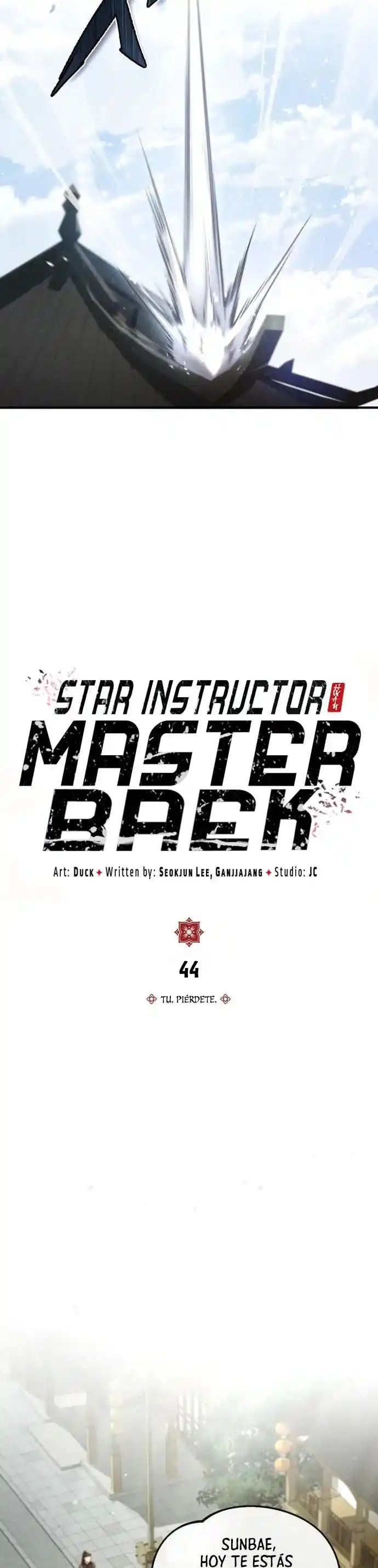 Maestro Baek El Instructor Estrella capítulo 44 página 5