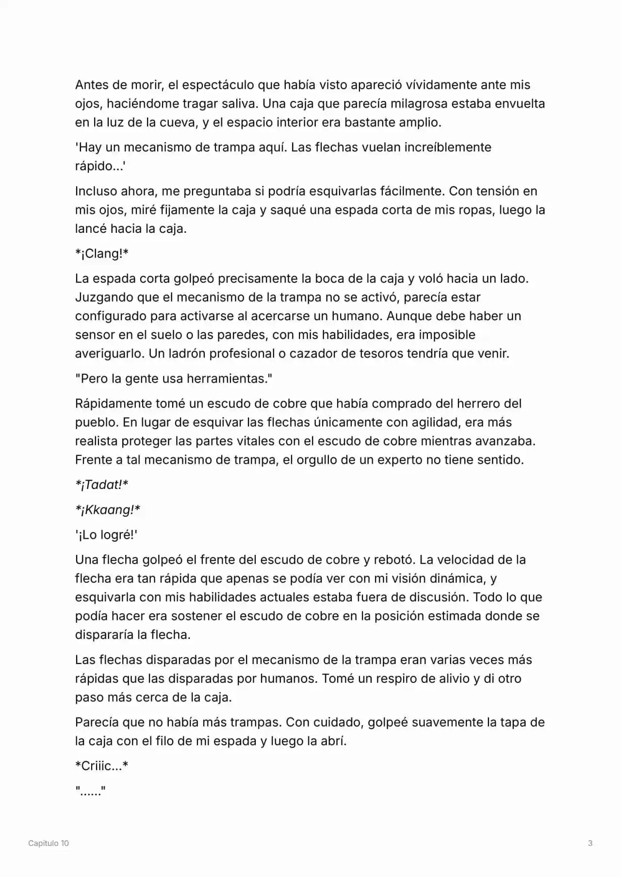 Maestro De La Espada Reencarnado (Novela) - Capítulo 10 - Página 4 - LectorTMOo