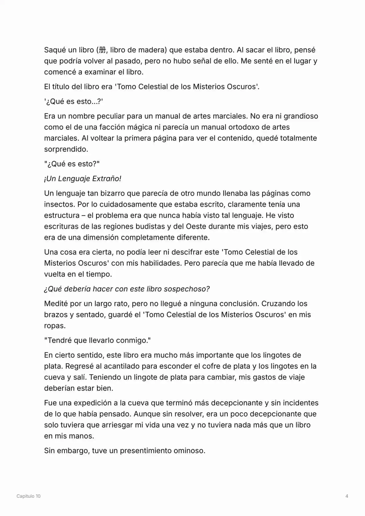 Maestro De La Espada Reencarnado (Novela) - Capítulo 10 - Página 5 - LectorTMOo