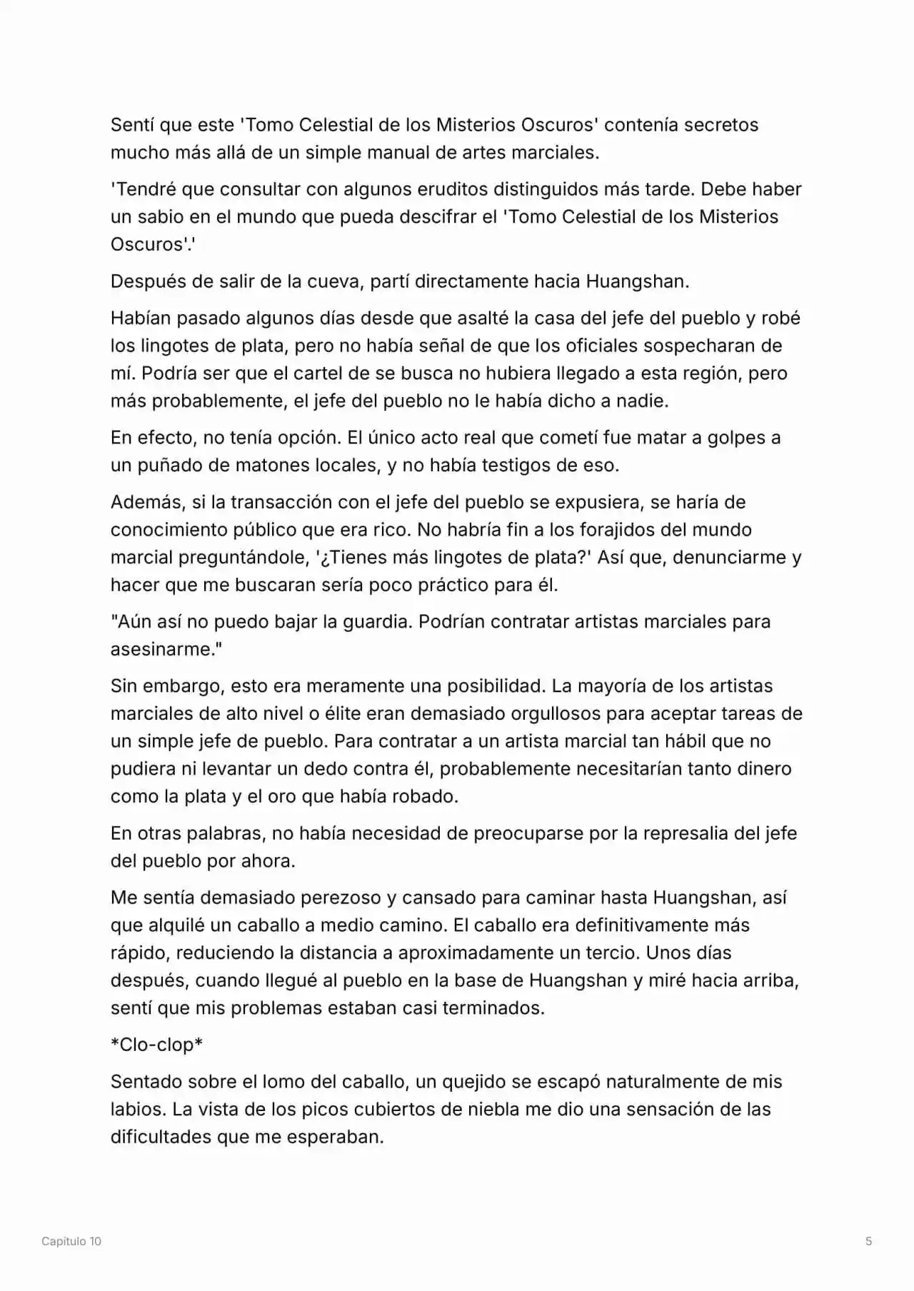 Maestro De La Espada Reencarnado (Novela) - Capítulo 10 - Página 6 - LectorTMOo