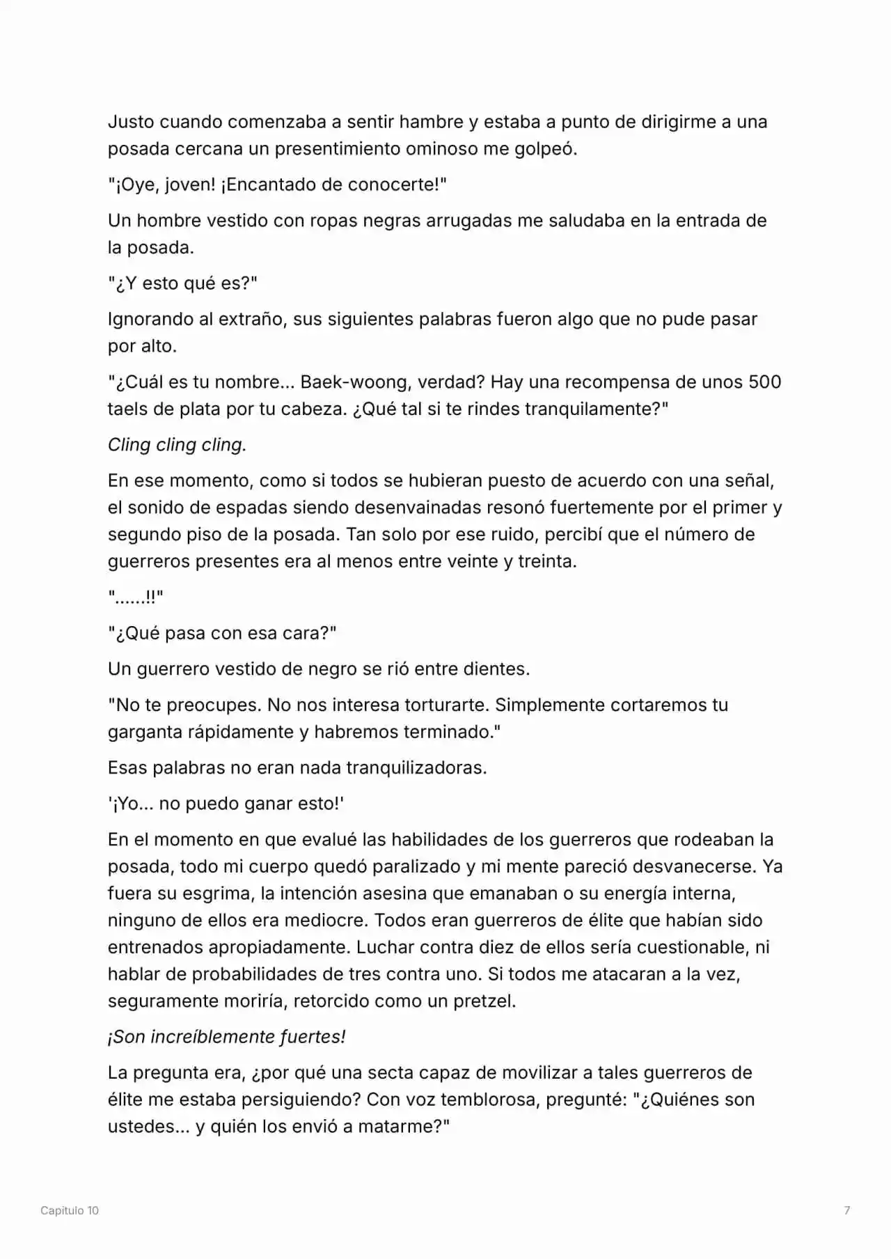 Maestro De La Espada Reencarnado (Novela) - Capítulo 10 - Página 8 - LectorTMOo