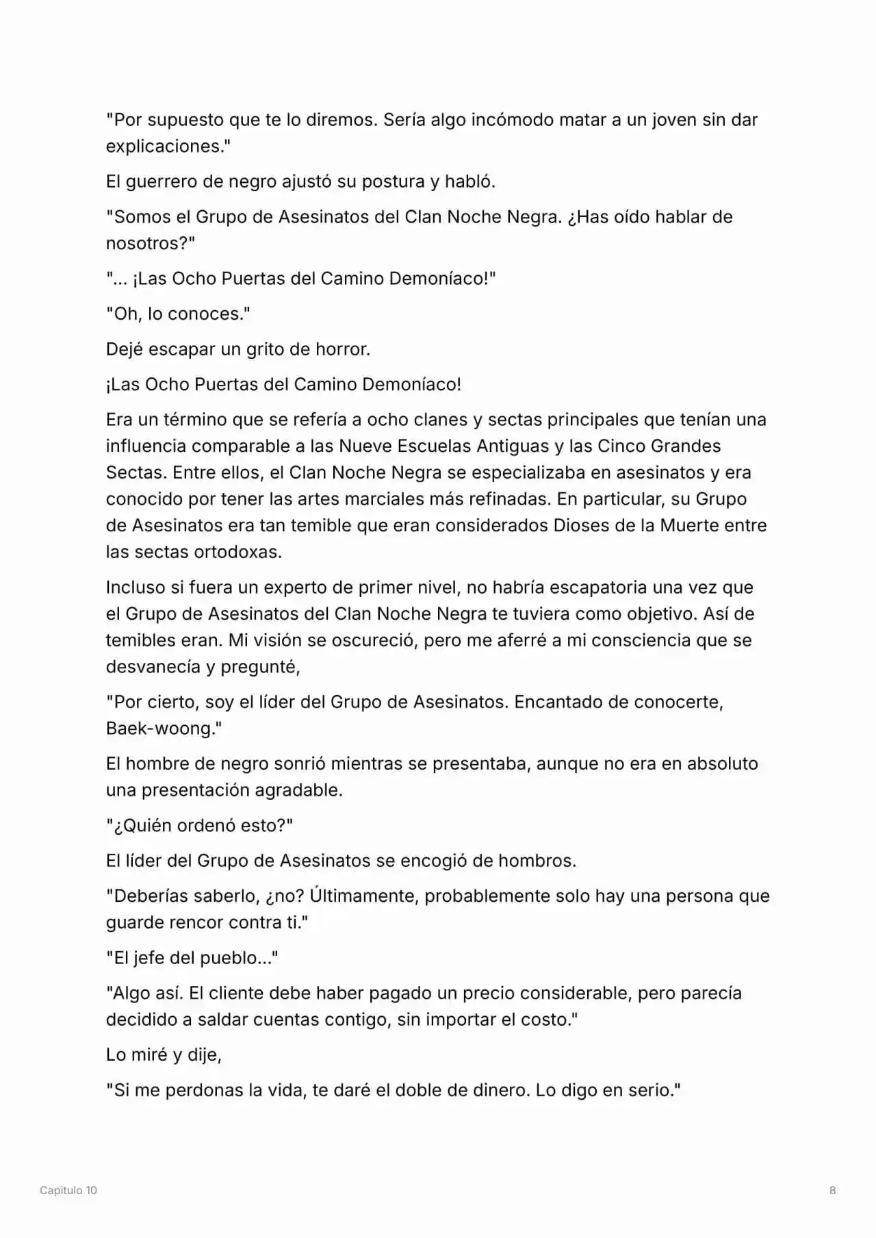 Maestro De La Espada Reencarnado (Novela) - Capítulo 10 - Página 9 - LectorTMOo