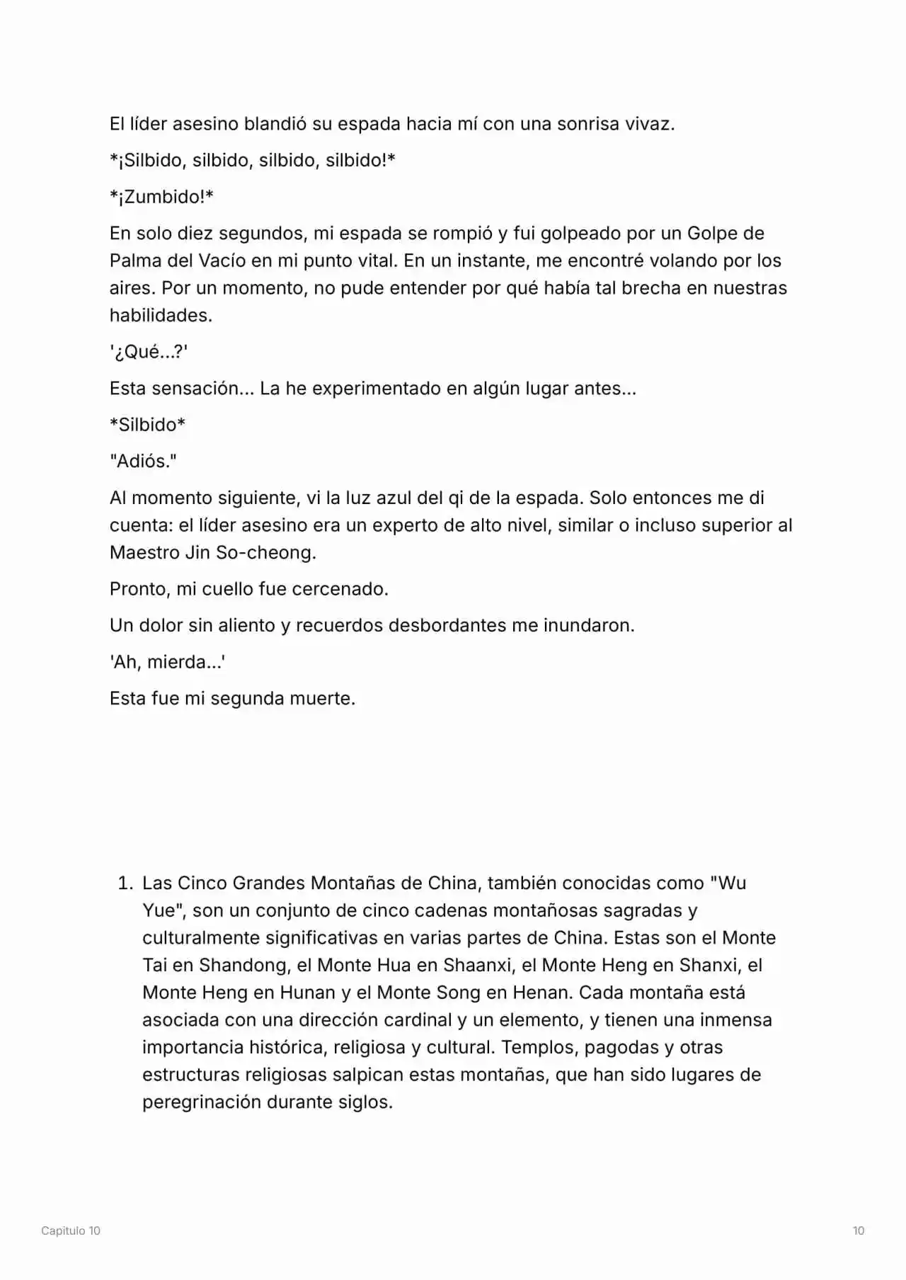 Maestro De La Espada Reencarnado (Novela) - Capítulo 10 - Página 11 - LectorTMOo
