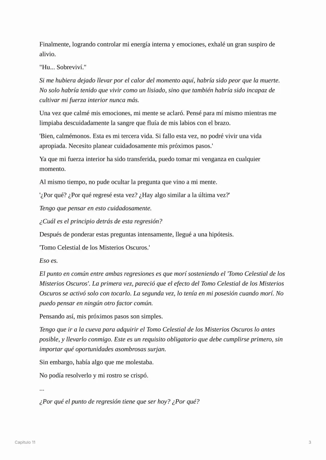 Maestro De La Espada Reencarnado (Novela) - Capítulo 11 - Página 4 - LectorTMOo