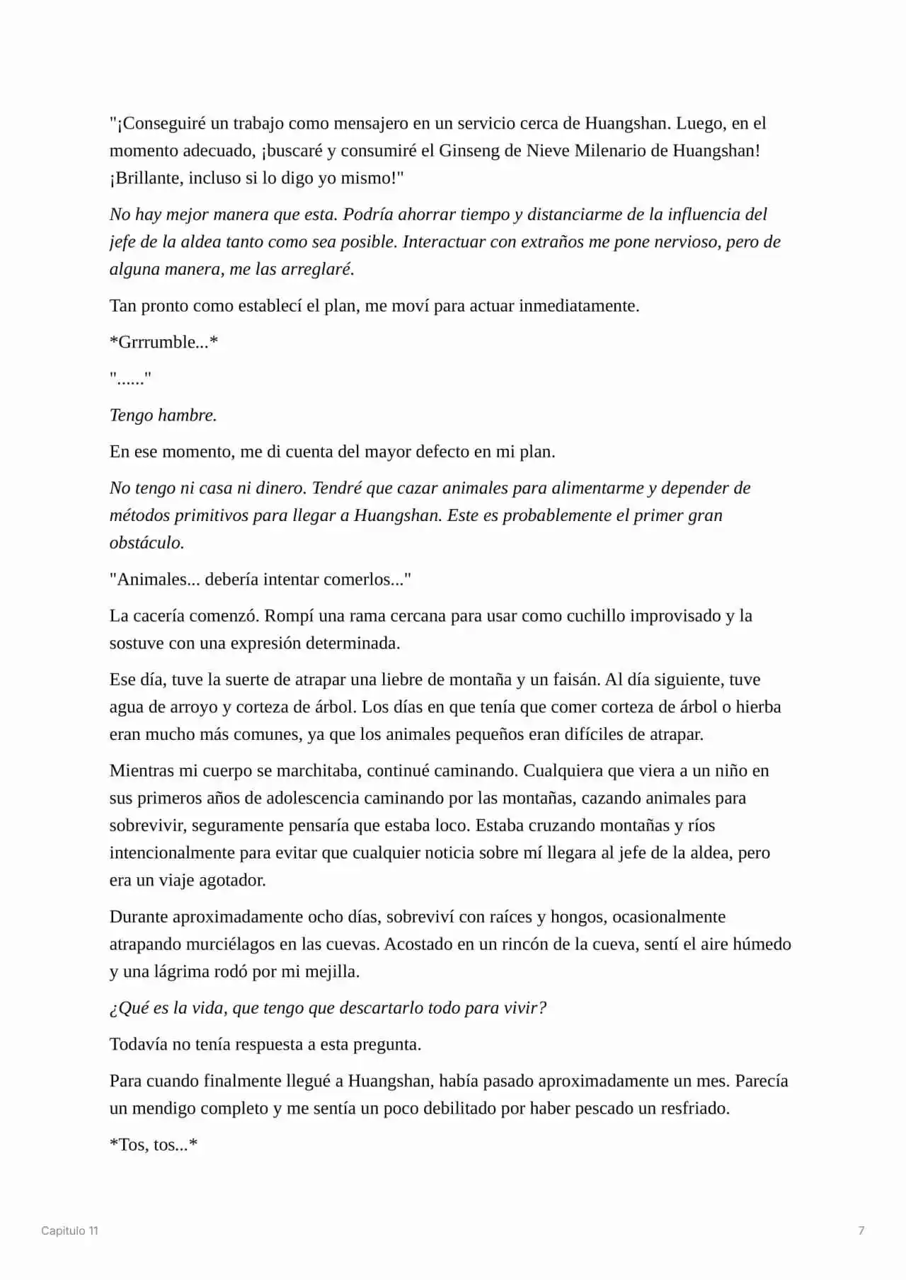 Maestro De La Espada Reencarnado (Novela) - Capítulo 11 - Página 8 - LectorTMOo