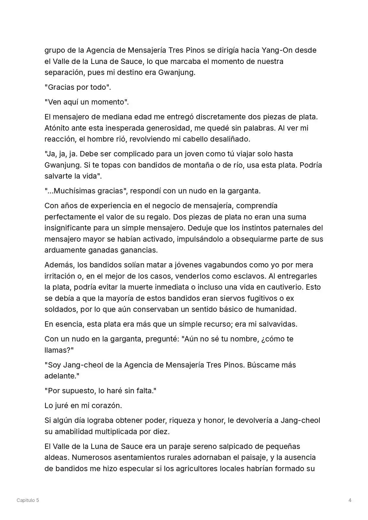 Maestro De La Espada Reencarnado (Novela) - Capítulo 5 - Página 5 - LectorTMOo