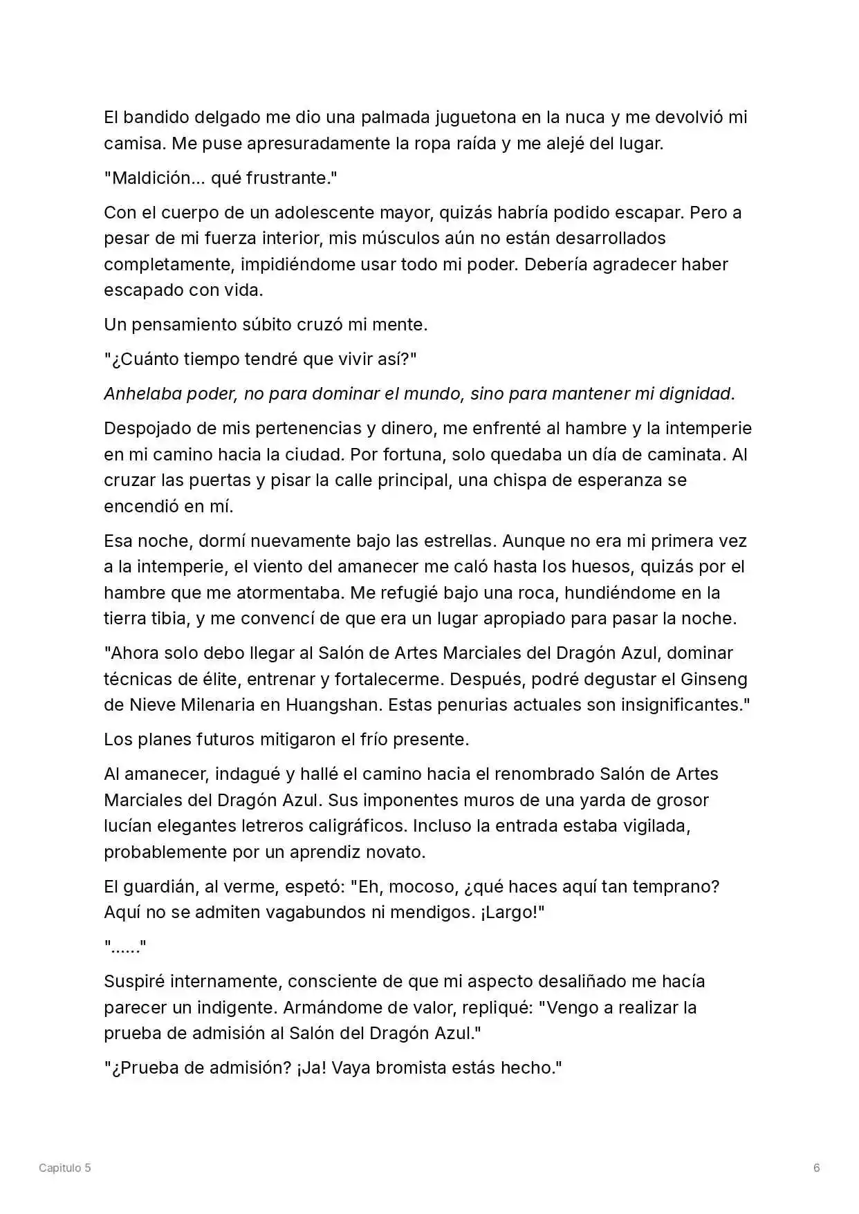 Maestro De La Espada Reencarnado (Novela) - Capítulo 5 - Página 7 - LectorTMOo