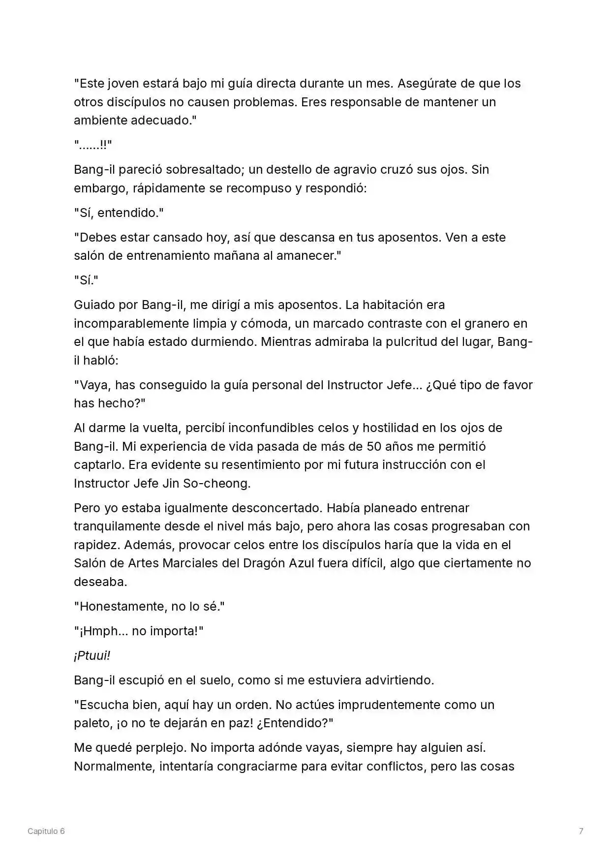 Maestro De La Espada Reencarnado (Novela) - Capítulo 6 - Página 8 - LectorTMOo