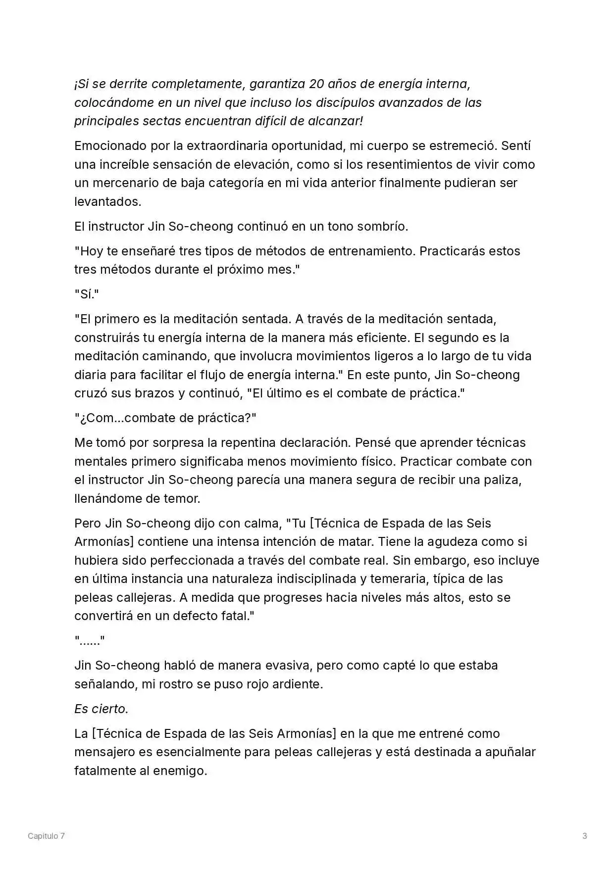 Maestro De La Espada Reencarnado (Novela) - Capítulo 7 - Página 4 - LectorTMOo