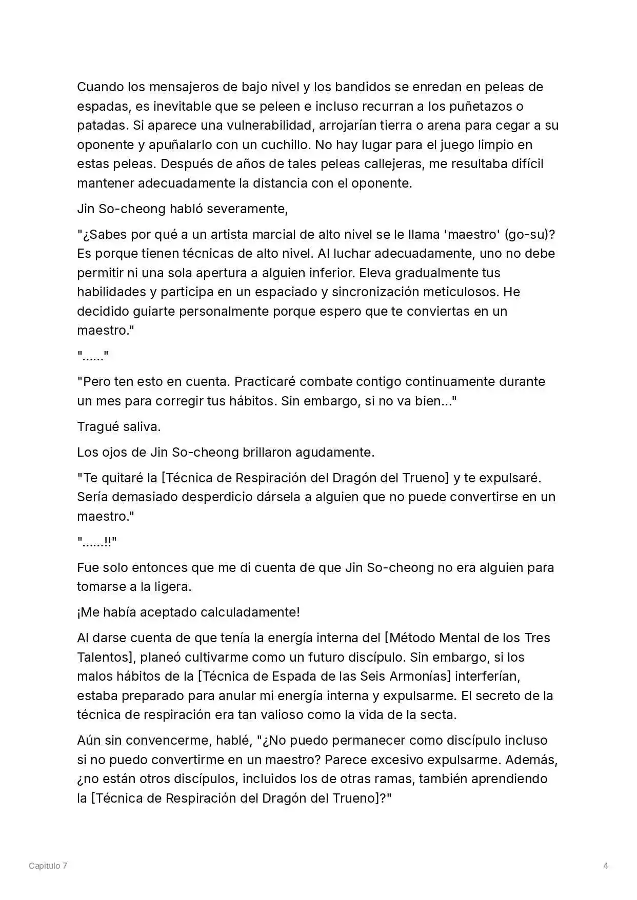 Maestro De La Espada Reencarnado (Novela) - Capítulo 7 - Página 5 - LectorTMOo