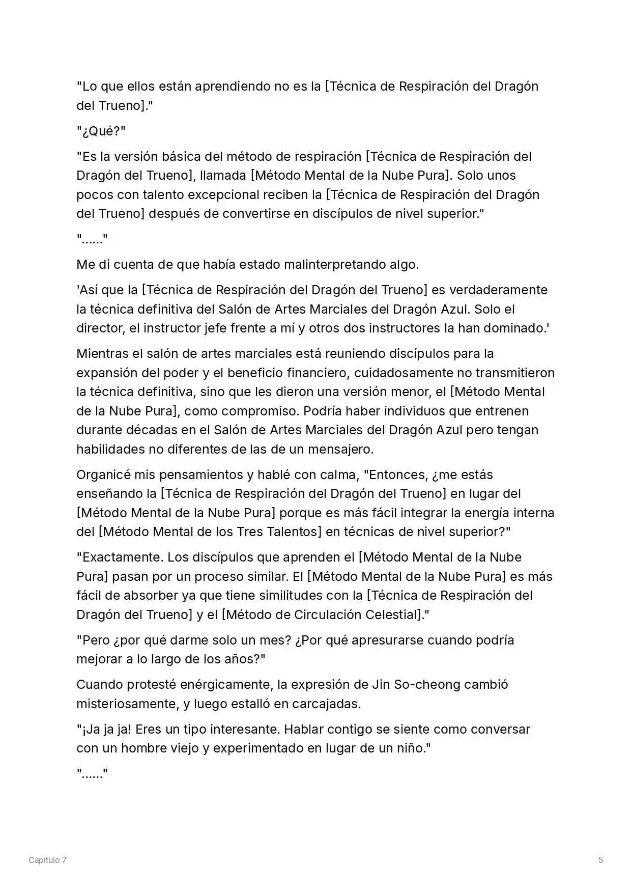 Maestro De La Espada Reencarnado (Novela) - Capítulo 7 - Página 6 - LectorTMOo