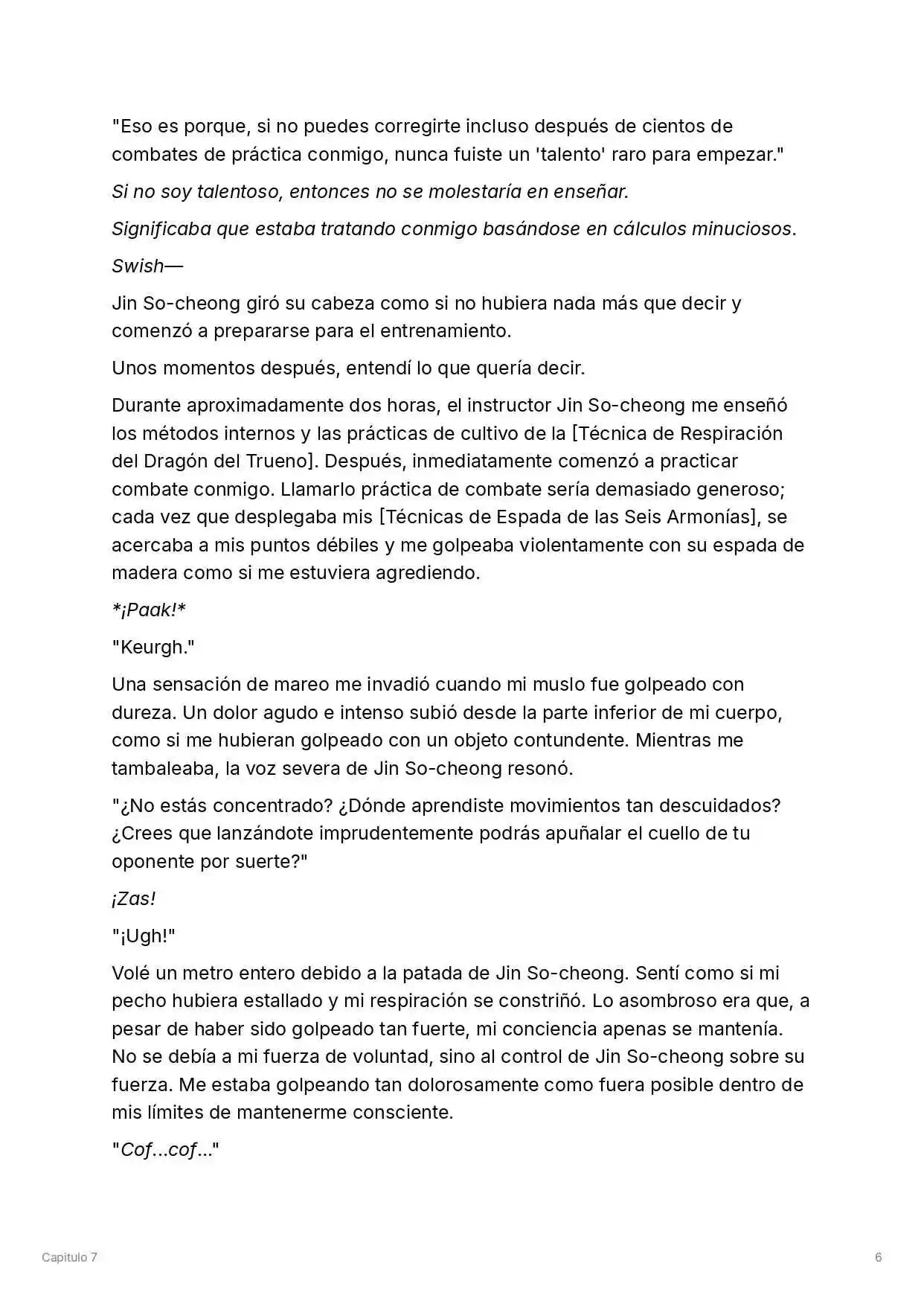 Maestro De La Espada Reencarnado (Novela) - Capítulo 7 - Página 7 - LectorTMOo