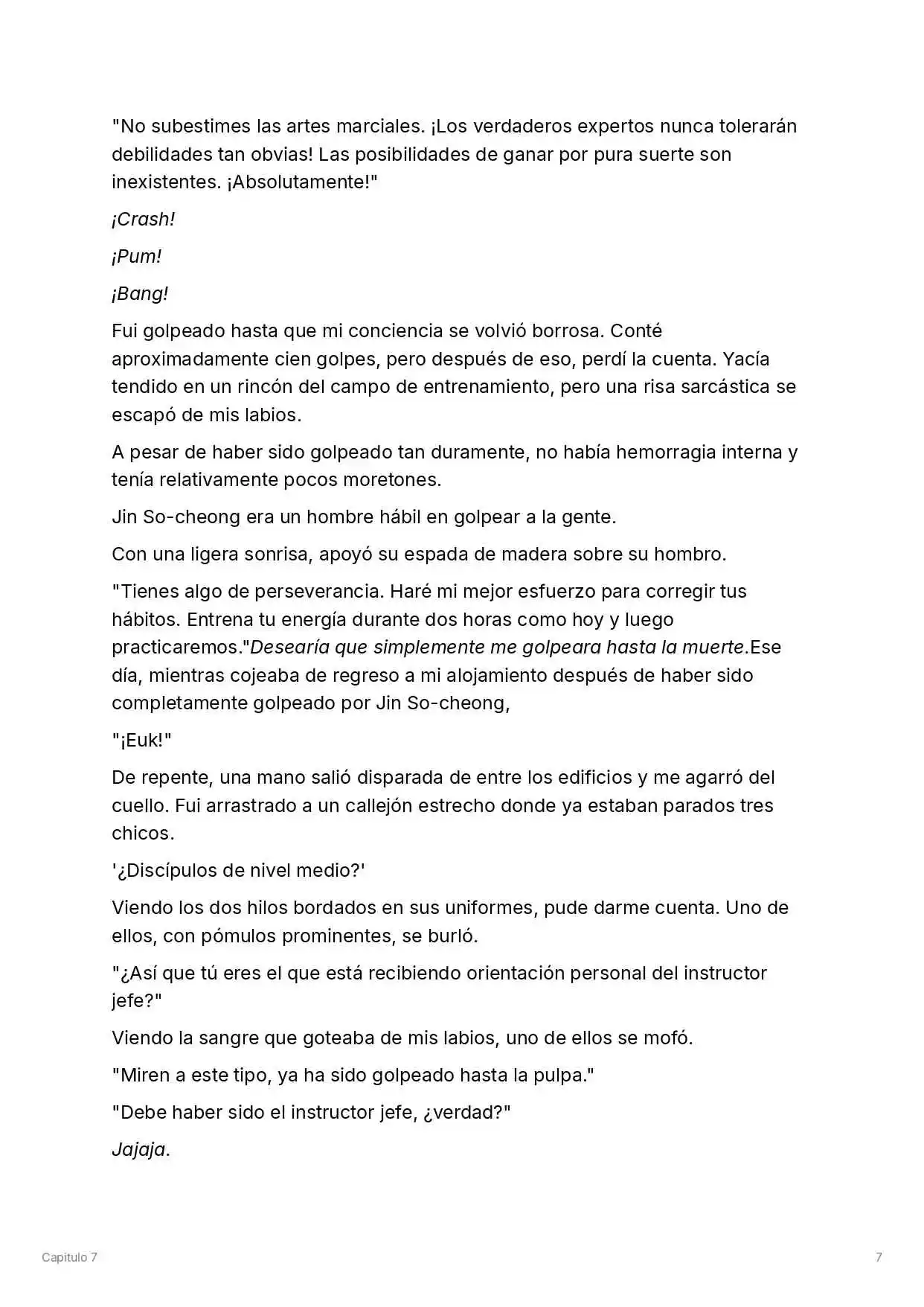 Maestro De La Espada Reencarnado (Novela) - Capítulo 7 - Página 8 - LectorTMOo