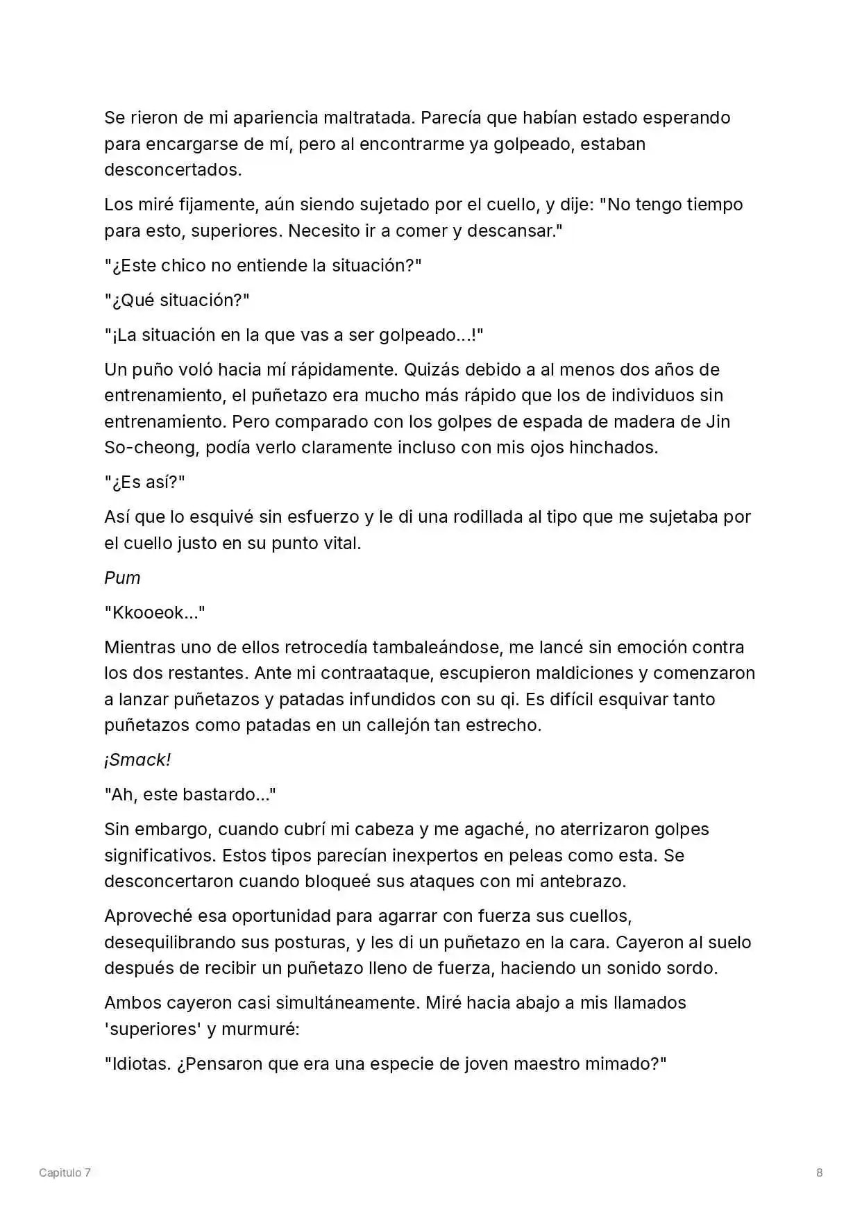 Maestro De La Espada Reencarnado (Novela) - Capítulo 7 - Página 9 - LectorTMOo
