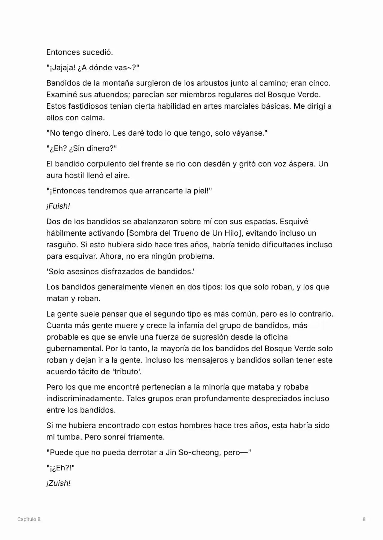 Maestro De La Espada Reencarnado (Novela) - Capítulo 8 - Página 9 - LectorTMOo