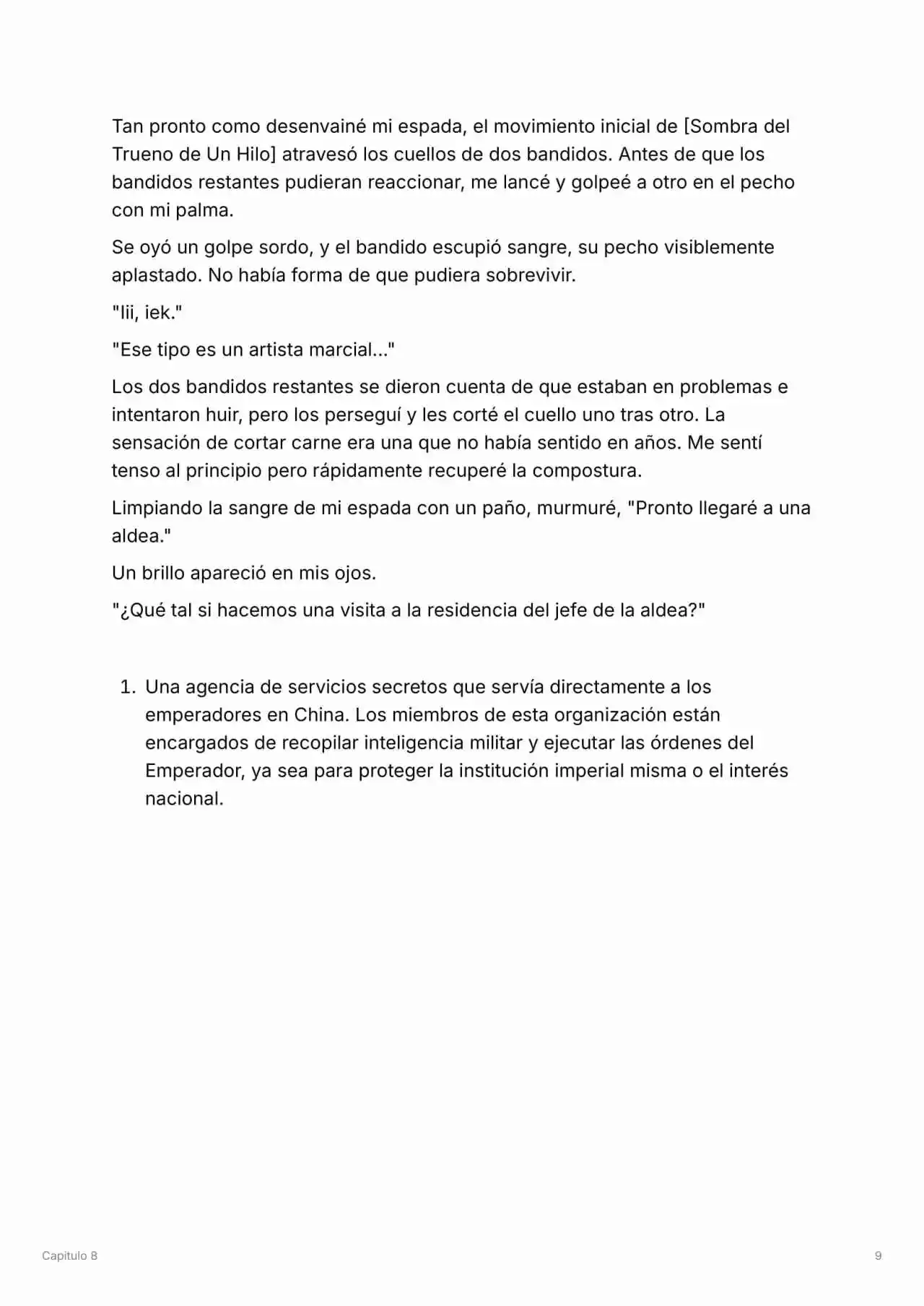 Maestro De La Espada Reencarnado (Novela) - Capítulo 8 - Página 10 - LectorTMOo