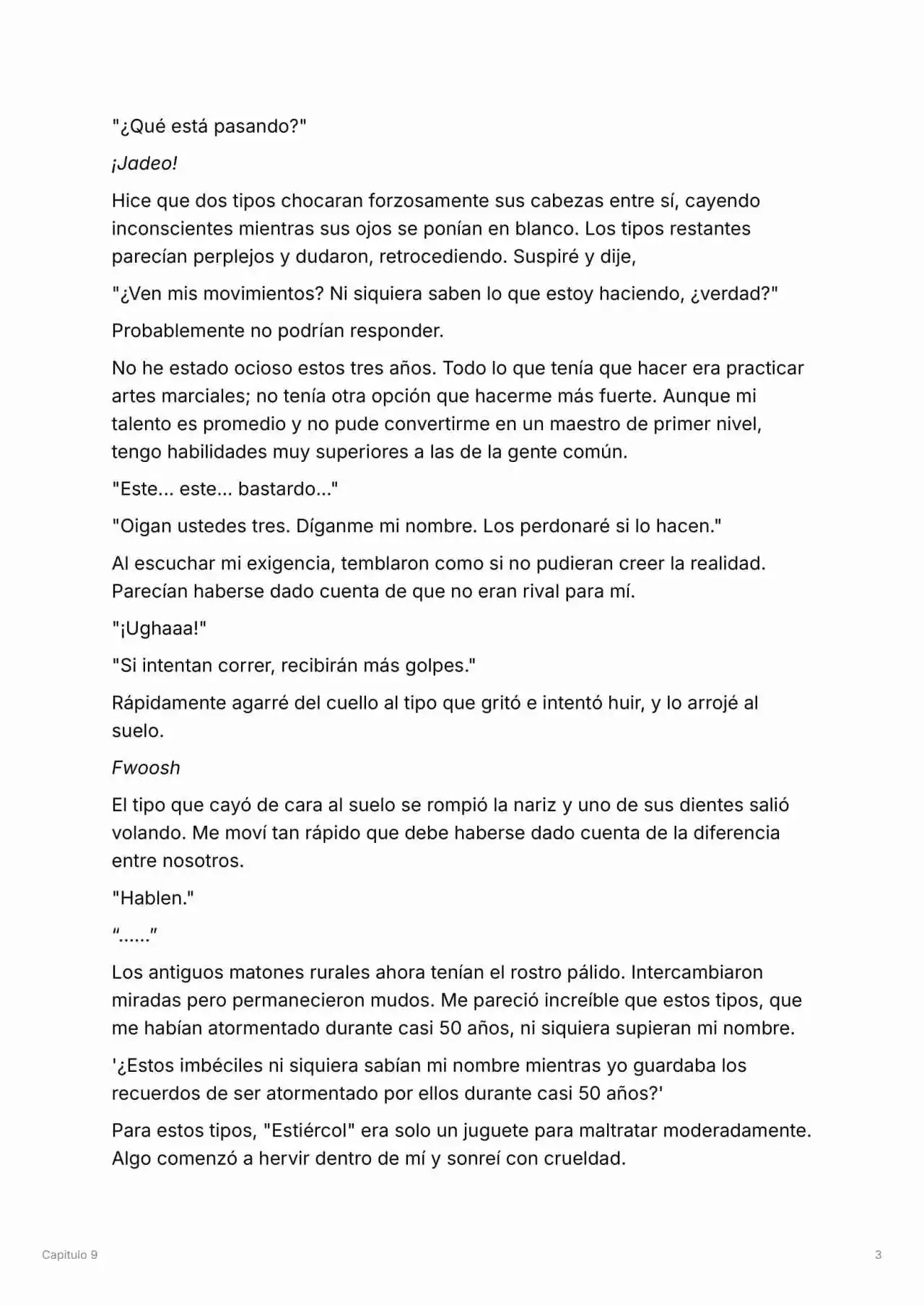Maestro De La Espada Reencarnado (Novela) - Capítulo 9 - Página 4 - LectorTMOo