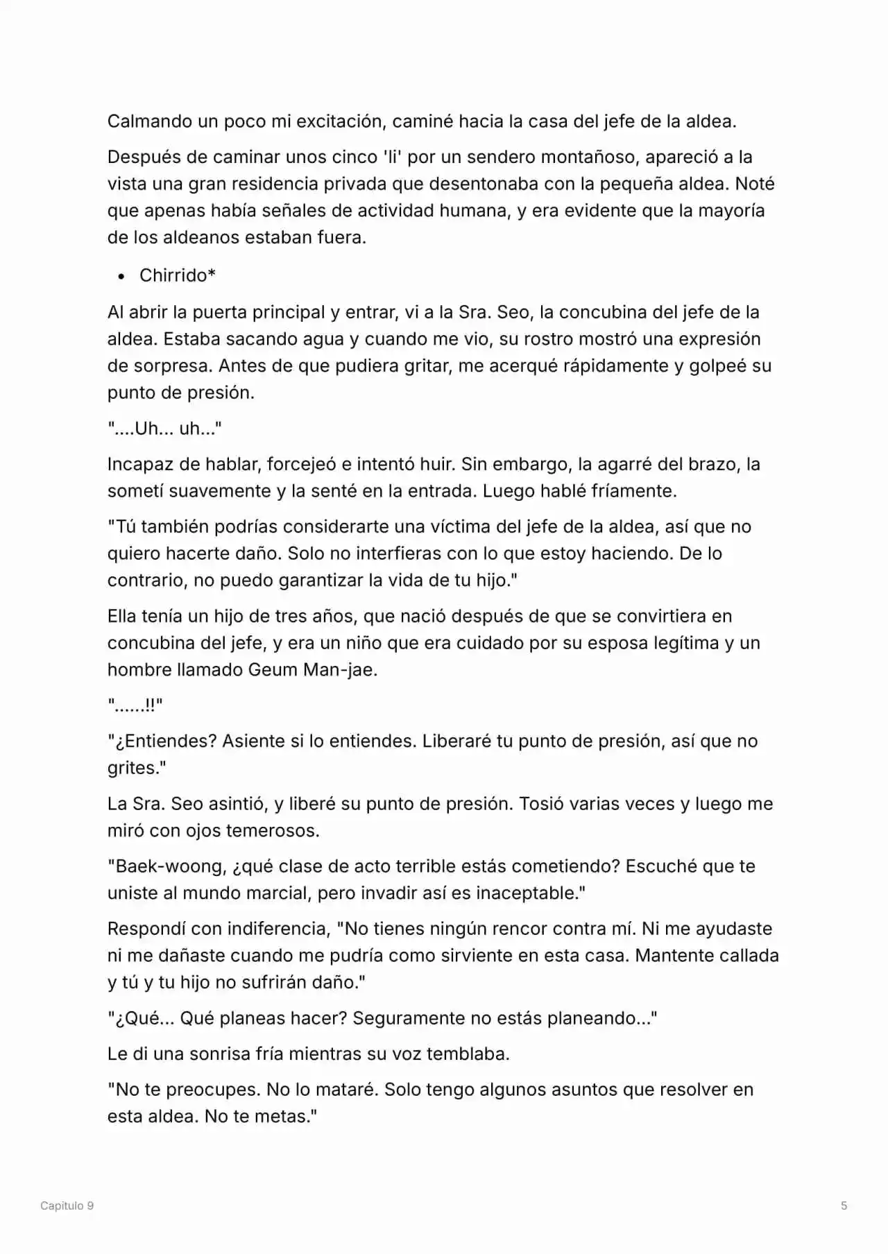 Maestro De La Espada Reencarnado (Novela) - Capítulo 9 - Página 6 - LectorTMOo