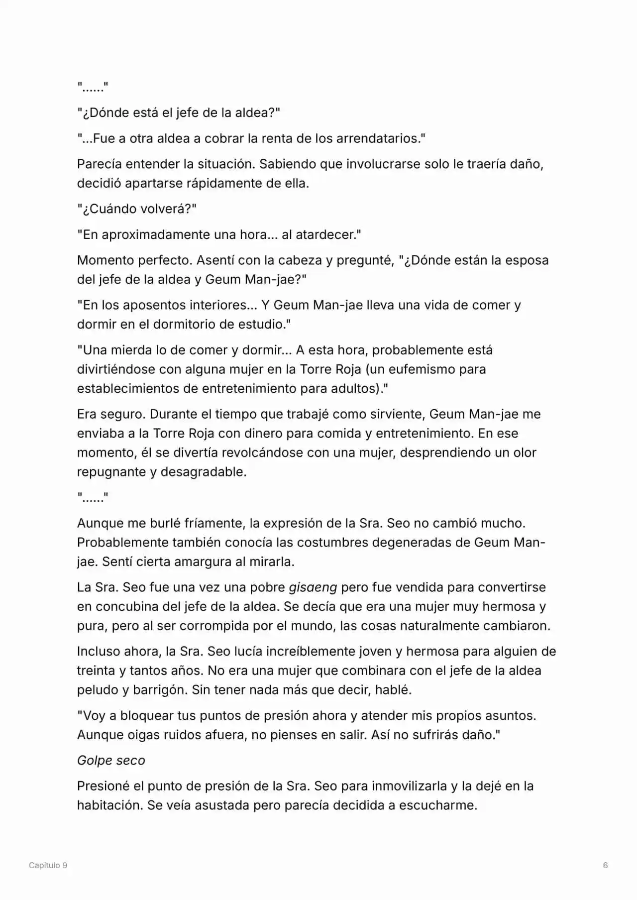 Maestro De La Espada Reencarnado (Novela) - Capítulo 9 - Página 7 - LectorTMOo