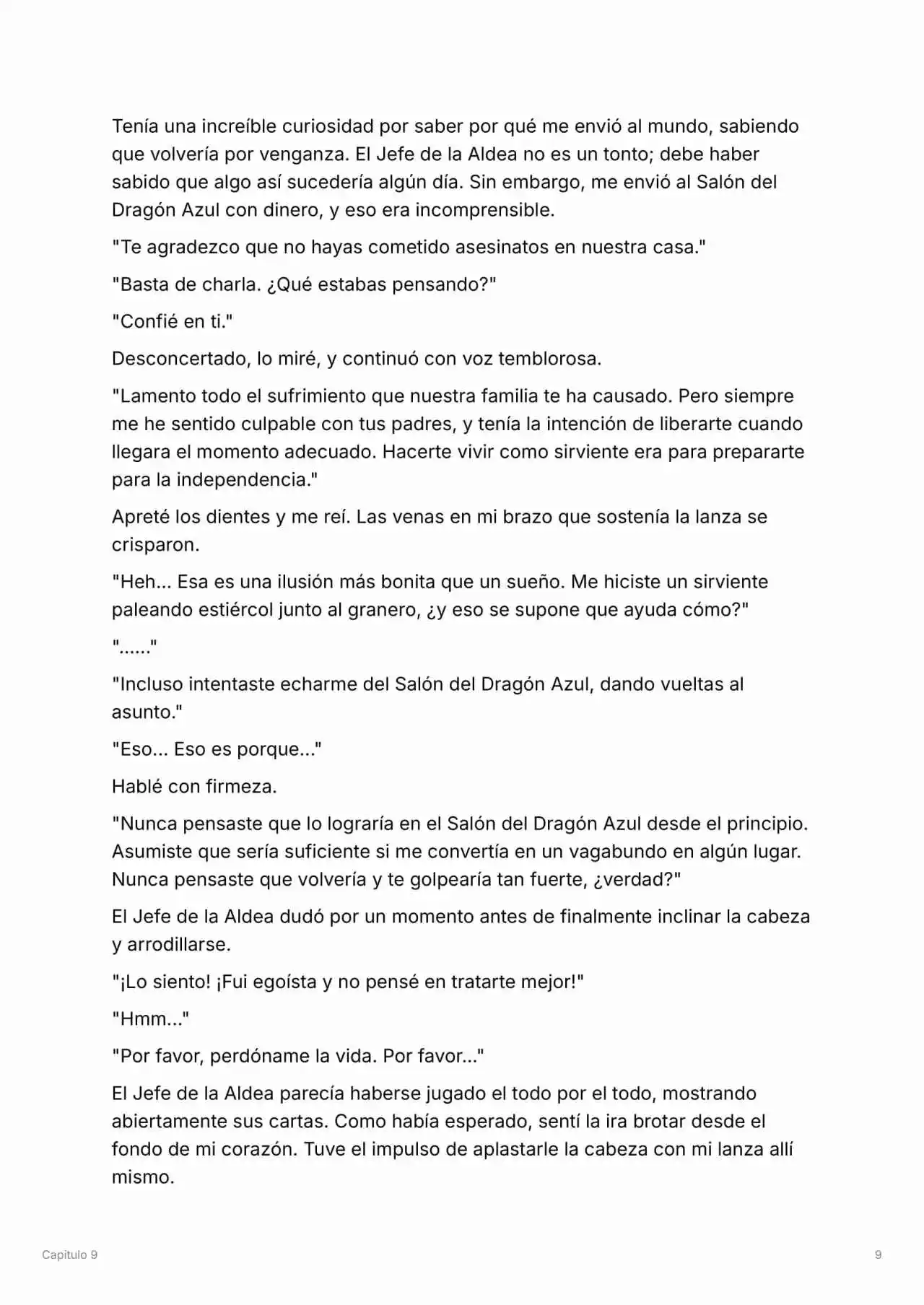 Maestro De La Espada Reencarnado (Novela) - Capítulo 9 - Página 10 - LectorTMOo
