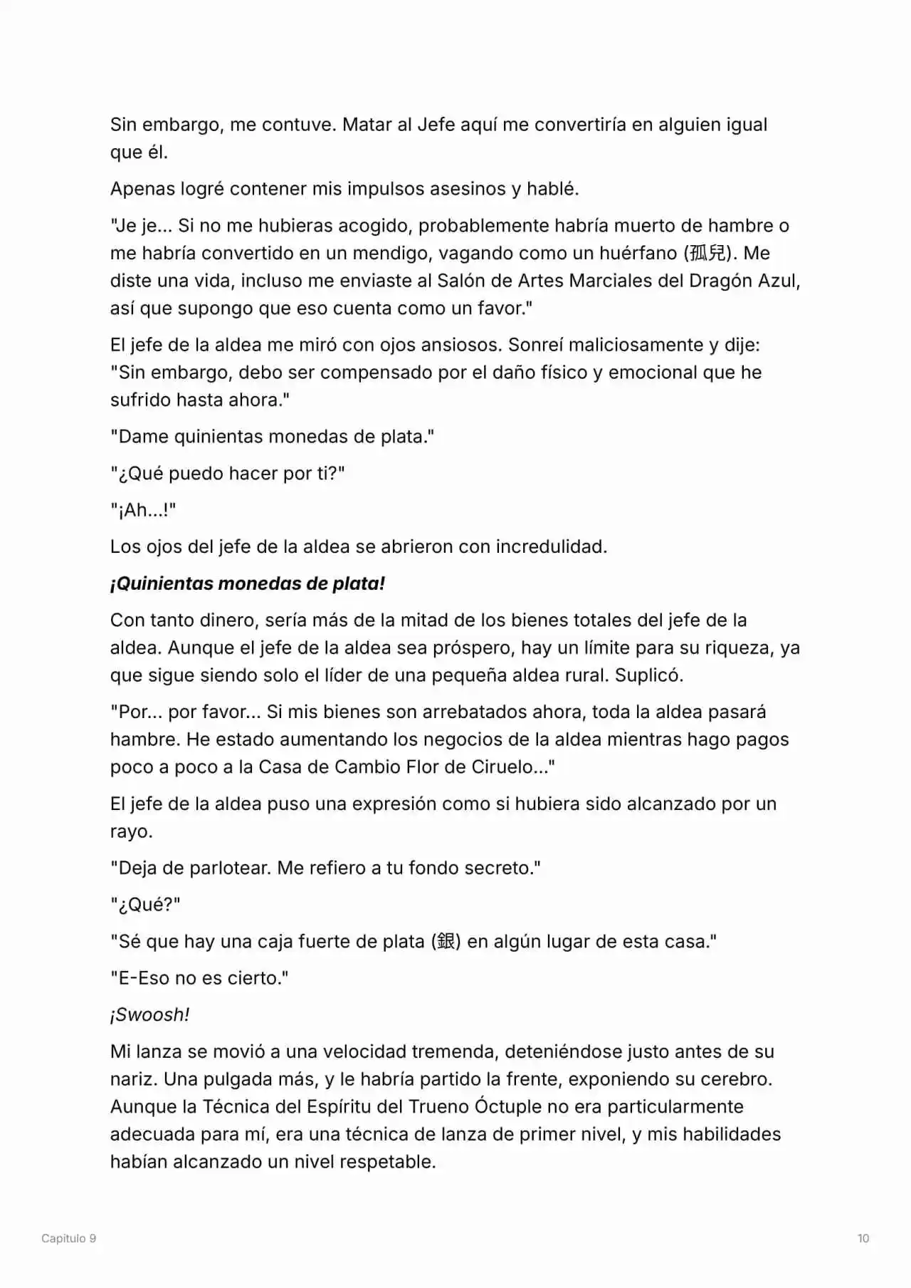 Maestro De La Espada Reencarnado (Novela) - Capítulo 9 - Página 11 - LectorTMOo