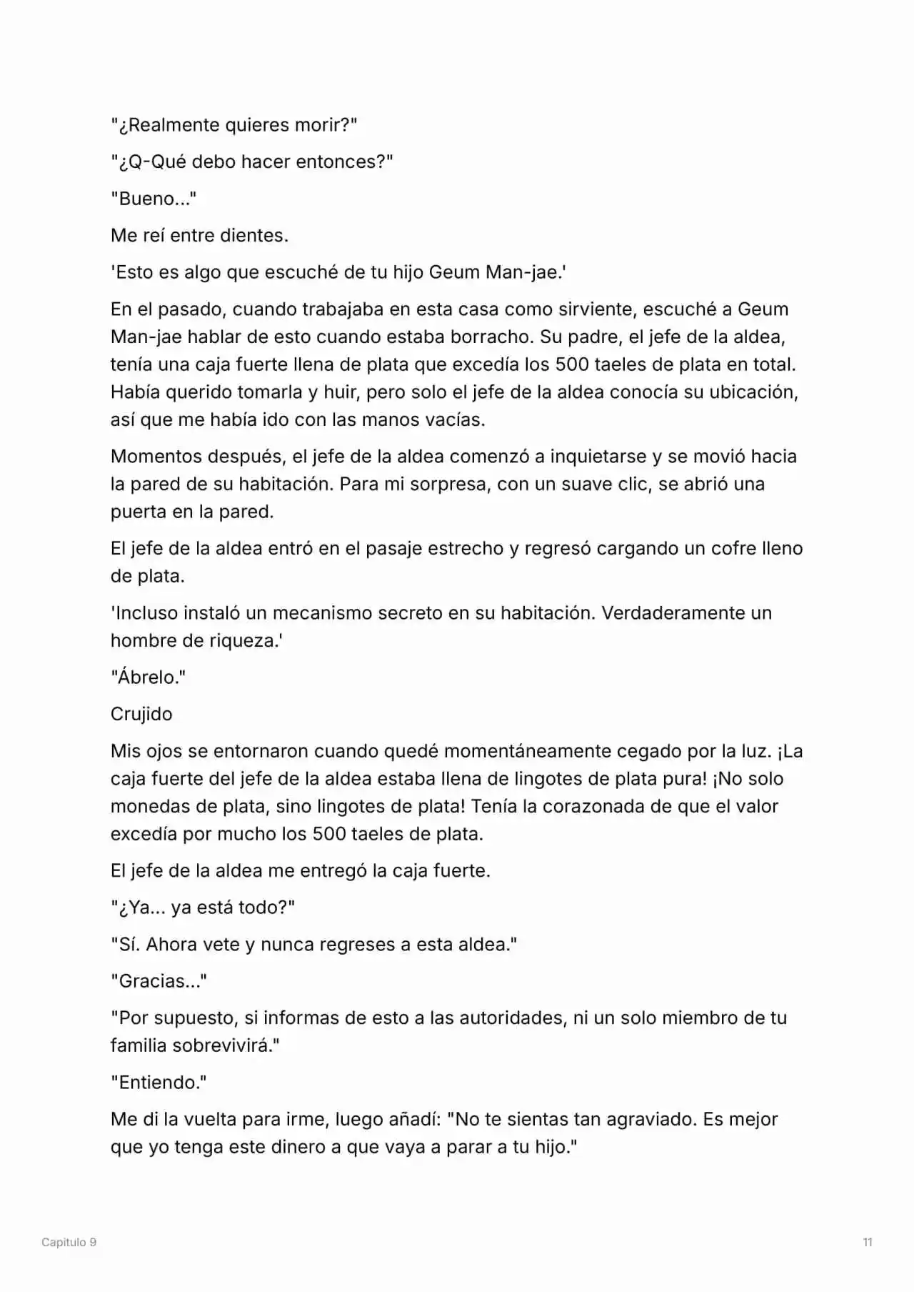 Maestro De La Espada Reencarnado (Novela) - Capítulo 9 - Página 12 - LectorTMOo