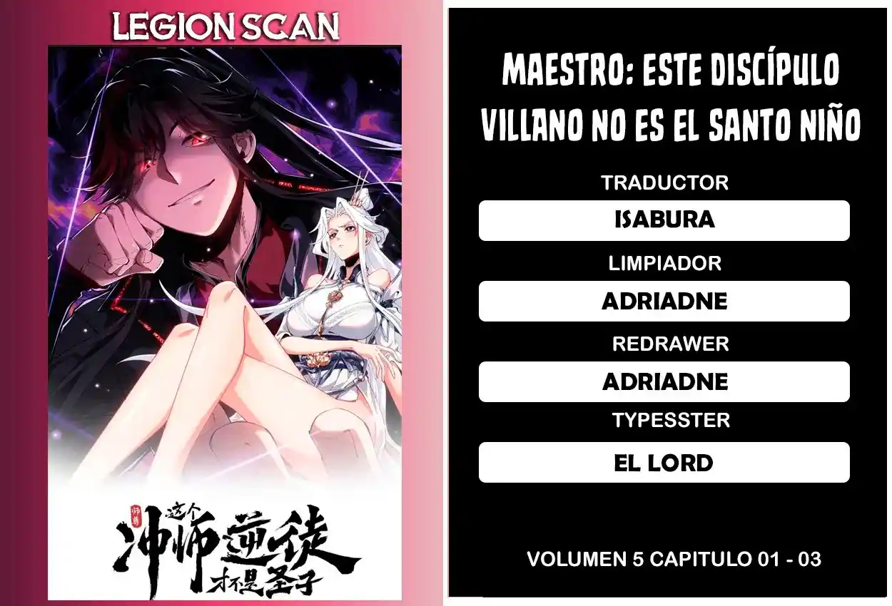 Maestro: Este Discípulo Villano No Es El Santo Niño - Capítulo 3 - Página 1 - LectorTMOo