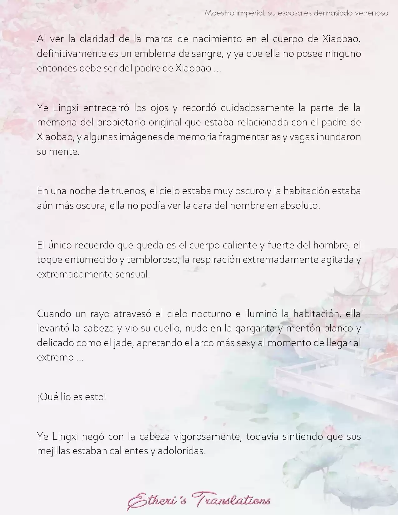 Maestro Imperial, Su Esposa Es Demasiado Maliciosa (Novela) - Capítulo 10 - Página 4 - LectorTMOo