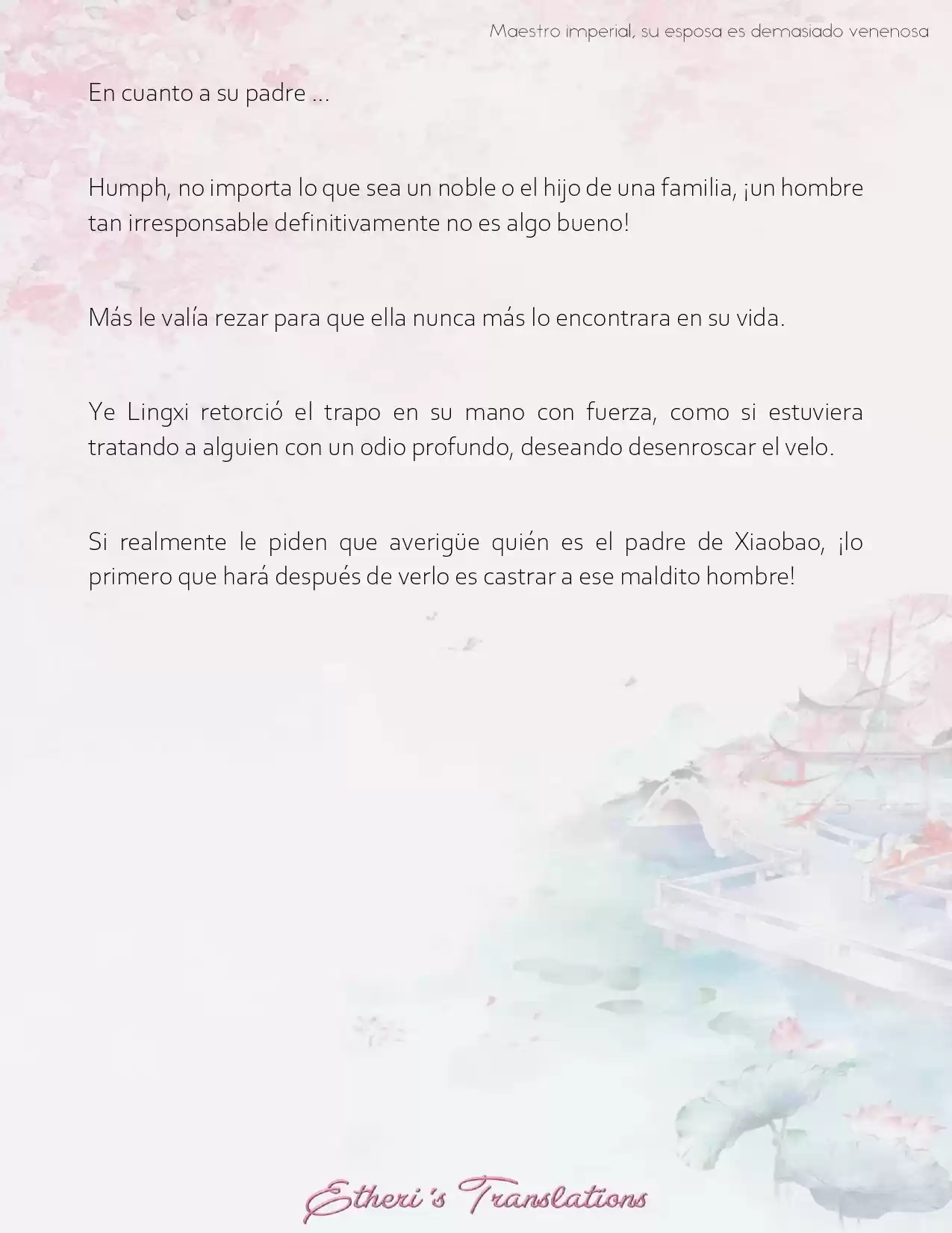 Maestro Imperial, Su Esposa Es Demasiado Maliciosa (Novela) - Capítulo 10 - Página 6 - LectorTMOo