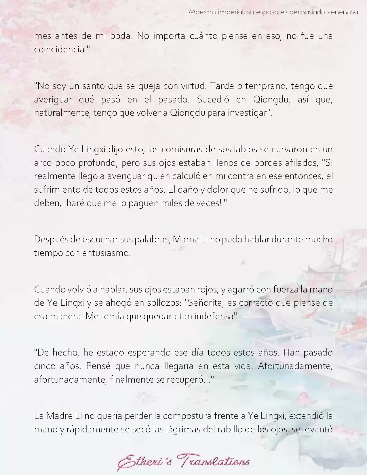 Maestro Imperial, Su Esposa Es Demasiado Maliciosa (Novela) - Capítulo 11 - Página 4 - LectorTMOo