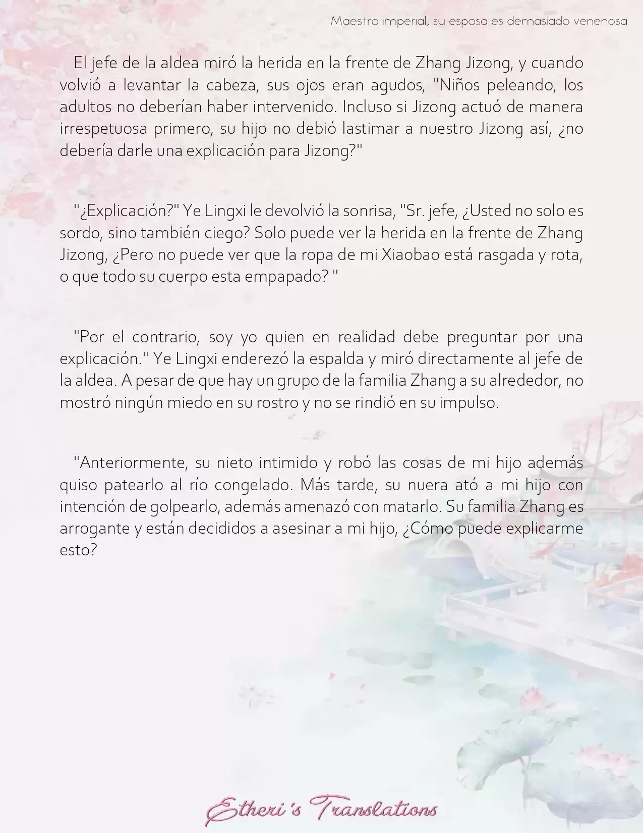 Maestro Imperial, Su Esposa Es Demasiado Maliciosa (Novela) - Capítulo 4 - Página 5 - LectorTMOo