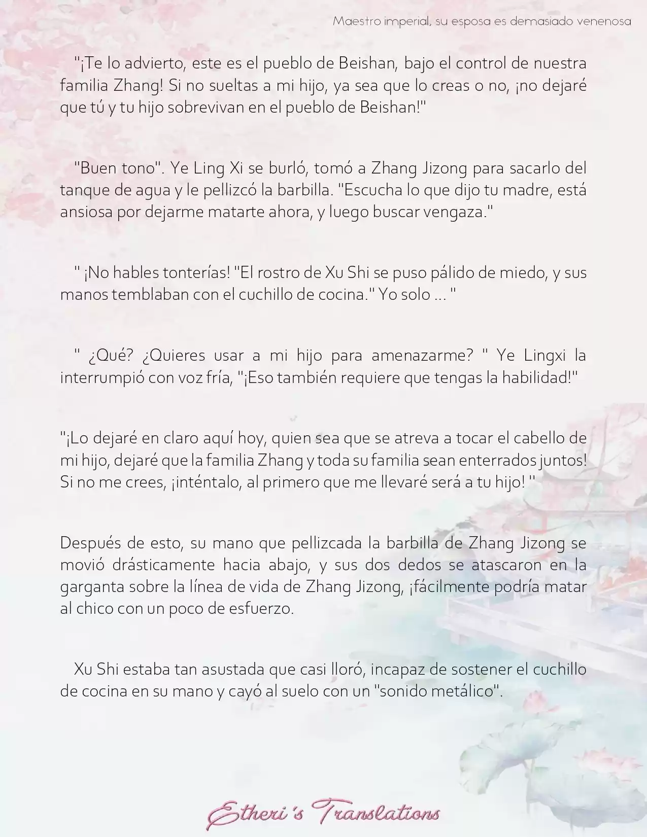 Maestro Imperial, Su Esposa Es Demasiado Maliciosa (Novela) - Capítulo 6 - Página 4 - LectorTMOo