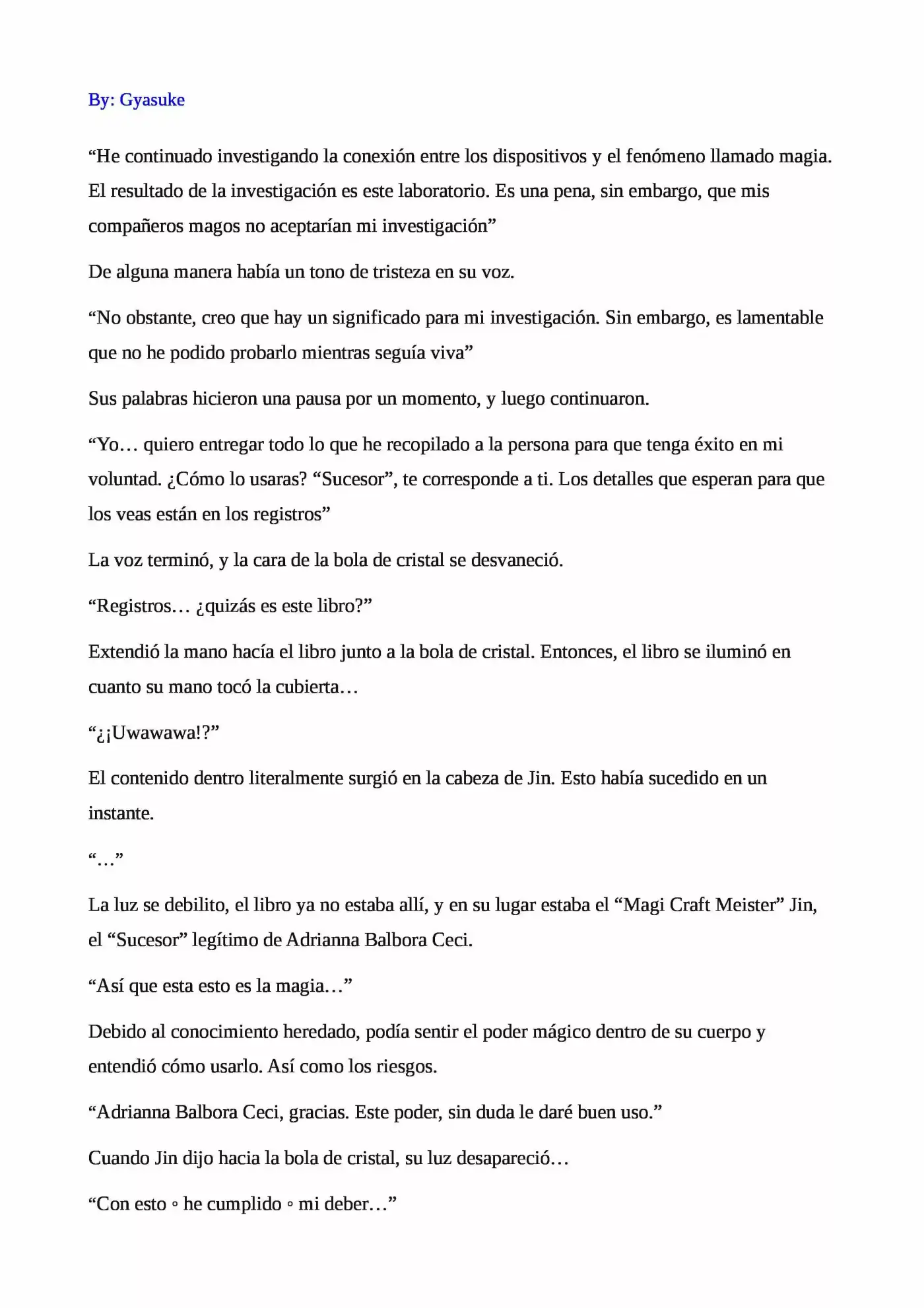 Magi Craft Meister - Capítulo 0.20 - Página 6 - LectorTMOo