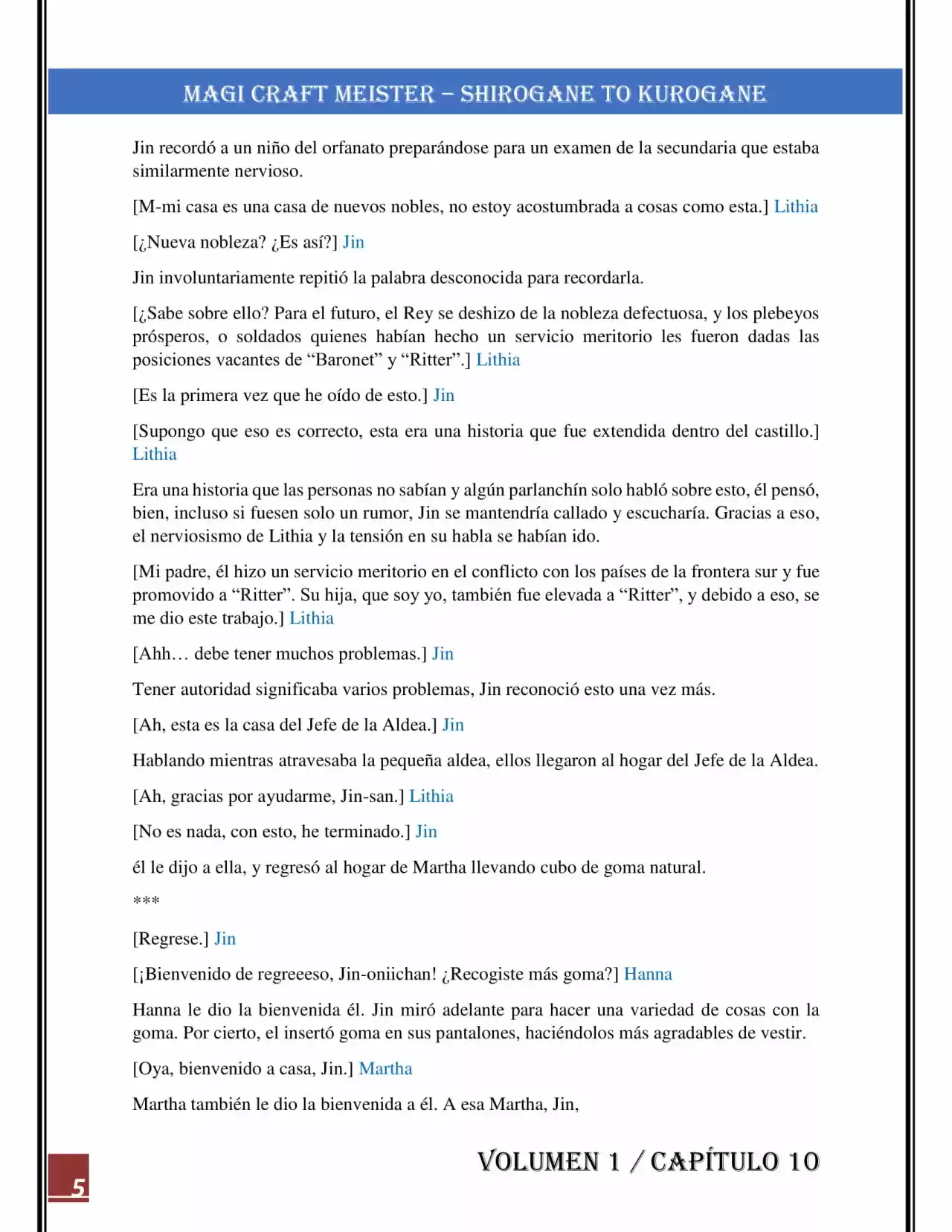 Magi Craft Meister - Capítulo 10 - Página 5 - LectorTMOo