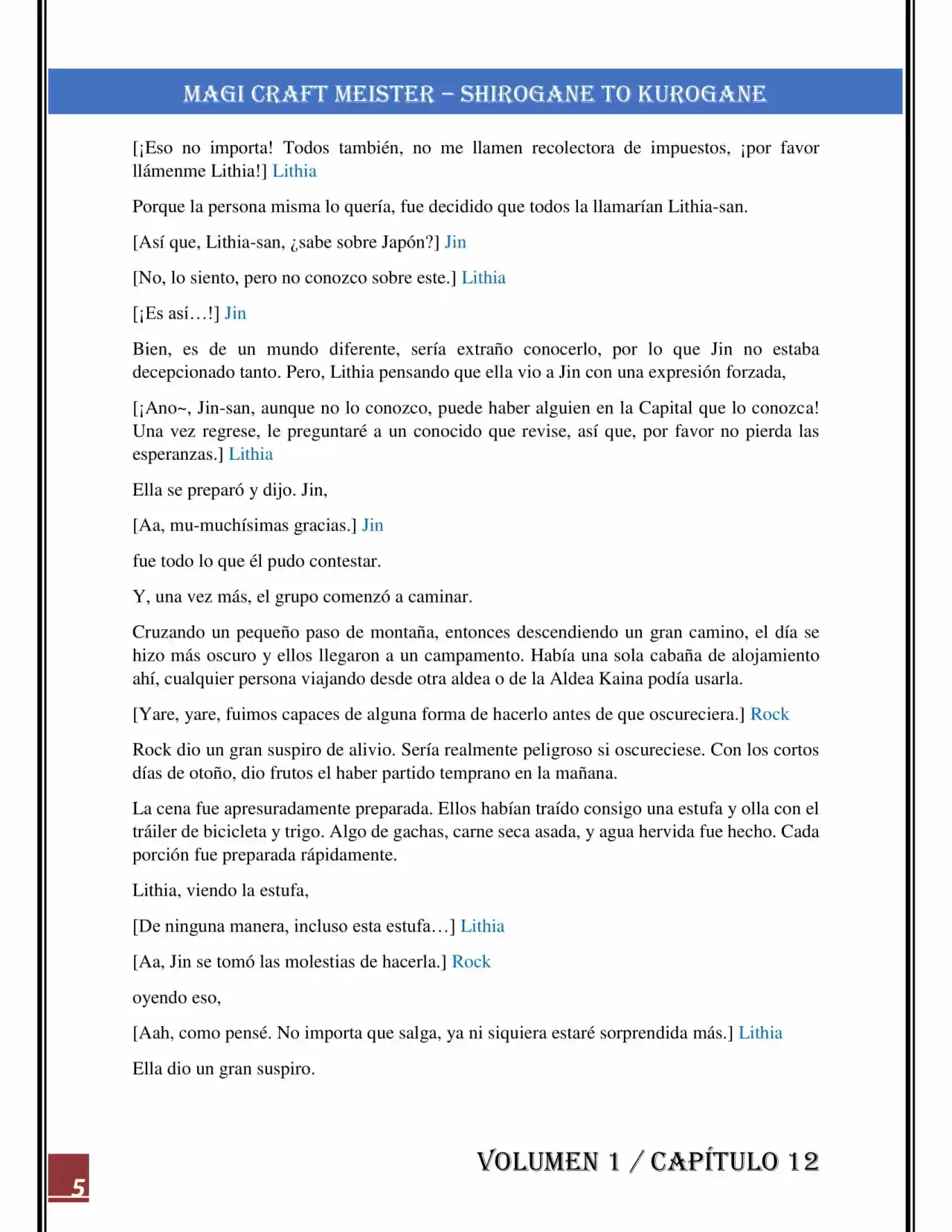 Magi Craft Meister - Capítulo 12 - Página 5 - LectorTMOo