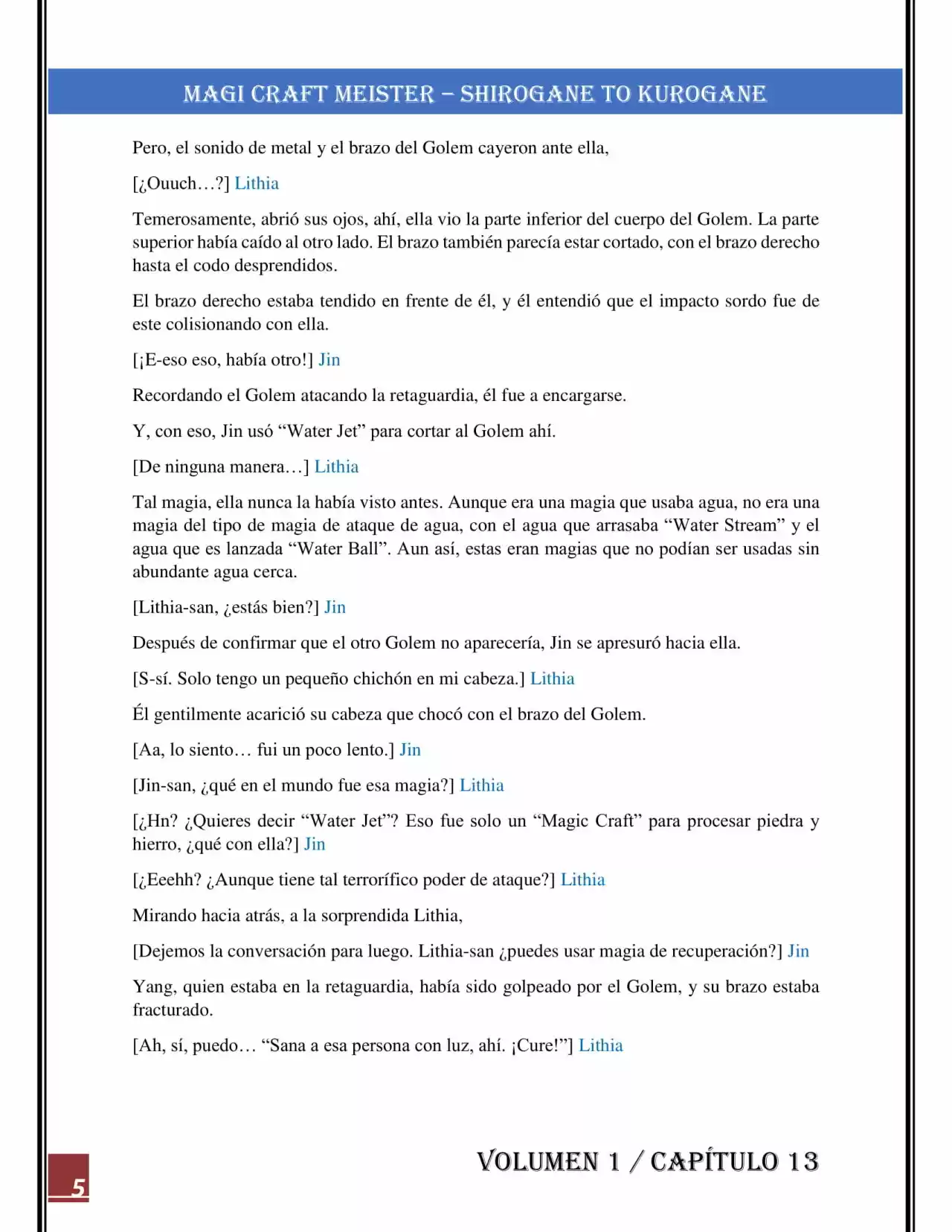 Magi Craft Meister - Capítulo 13 - Página 5 - LectorTMOo