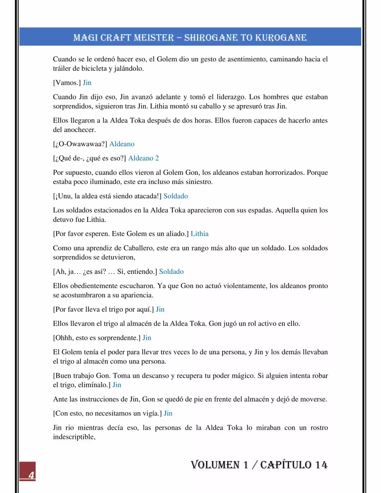 Magi Craft Meister - Capítulo 14 - Página 4 - LectorTMOo