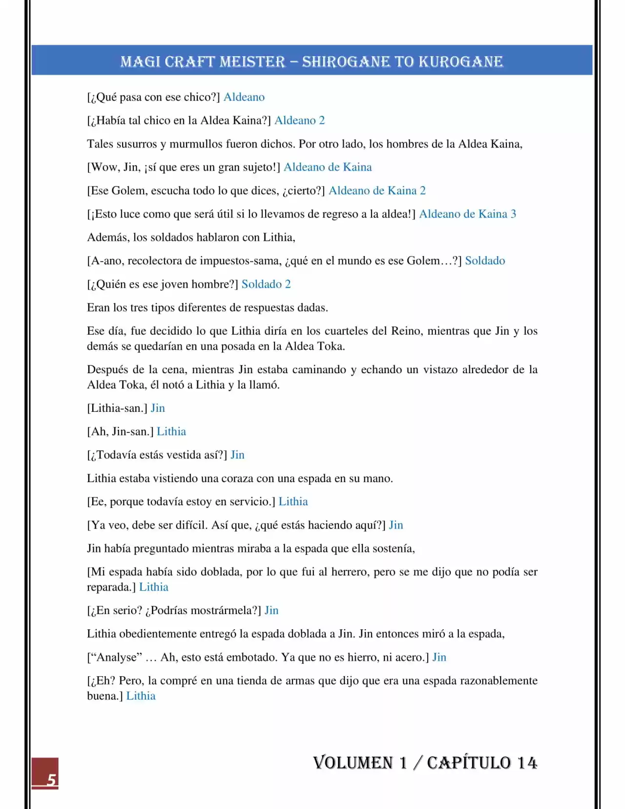Magi Craft Meister - Capítulo 14 - Página 5 - LectorTMOo