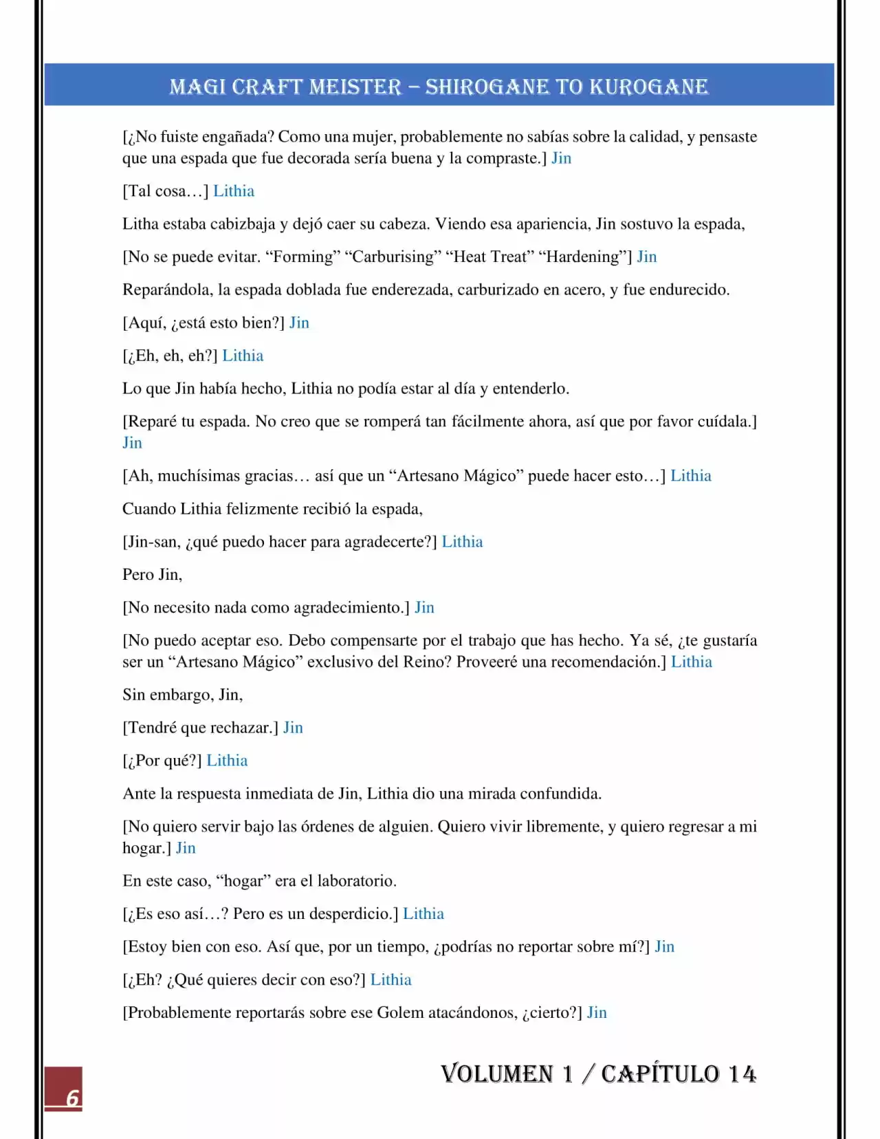 Magi Craft Meister - Capítulo 14 - Página 6 - LectorTMOo
