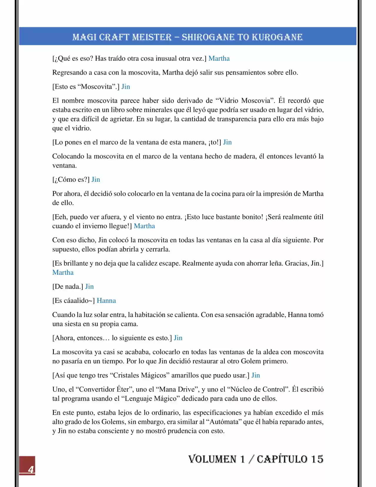 Magi Craft Meister - Capítulo 15 - Página 4 - LectorTMOo