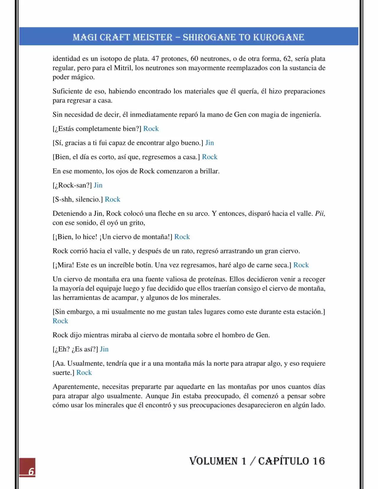 Magi Craft Meister - Capítulo 16 - Página 6 - LectorTMOo