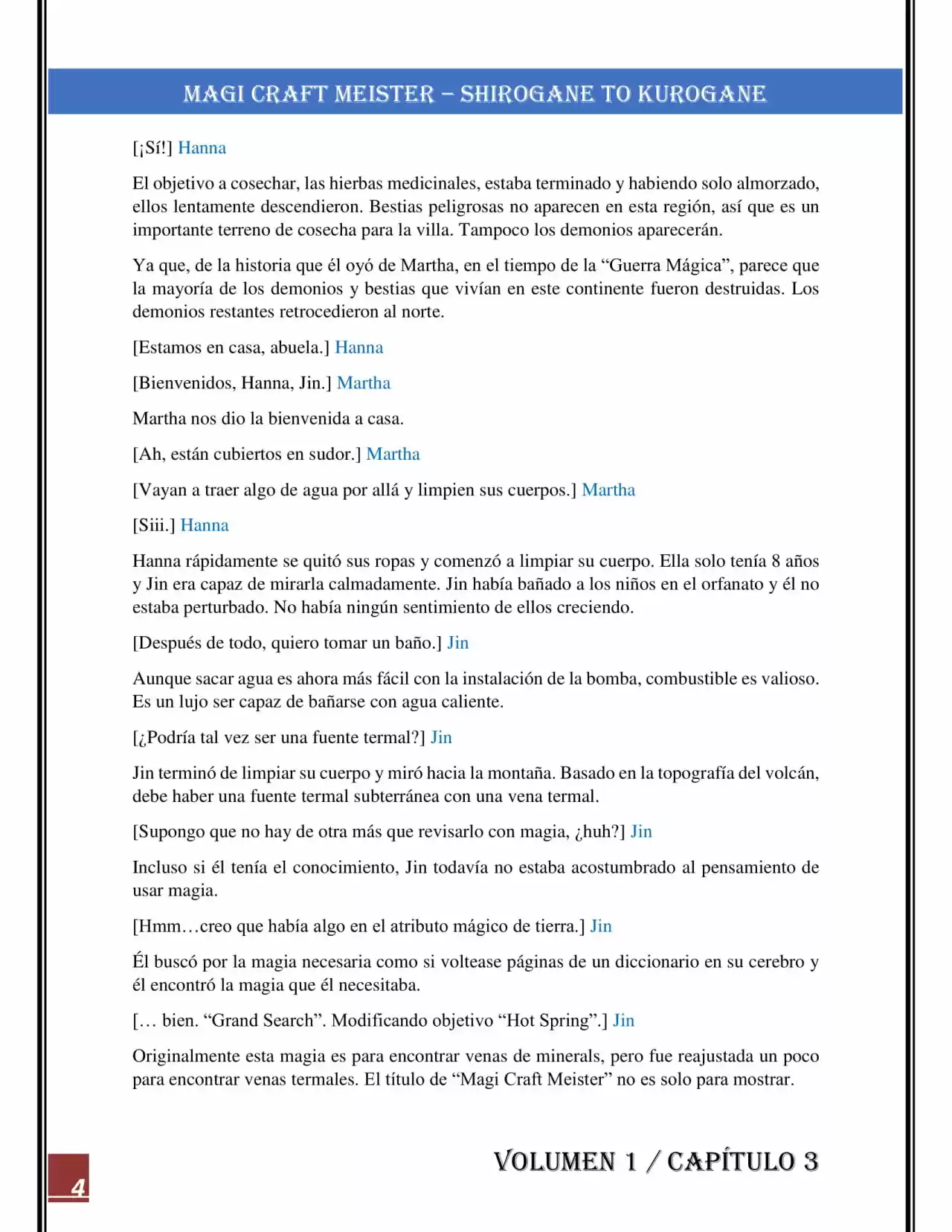 Magi Craft Meister - Capítulo 3 - Página 4 - LectorTMOo