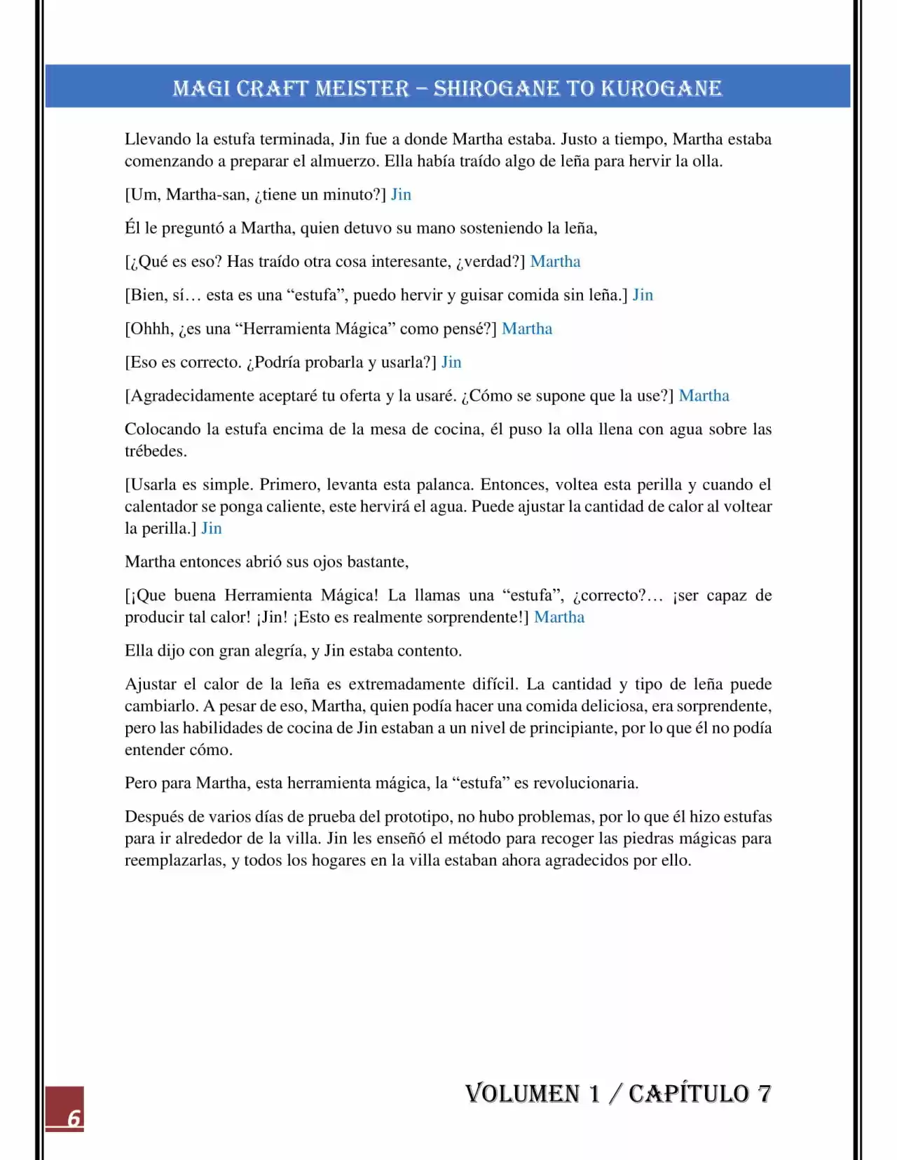 Magi Craft Meister - Capítulo 7 - Página 6 - LectorTMOo