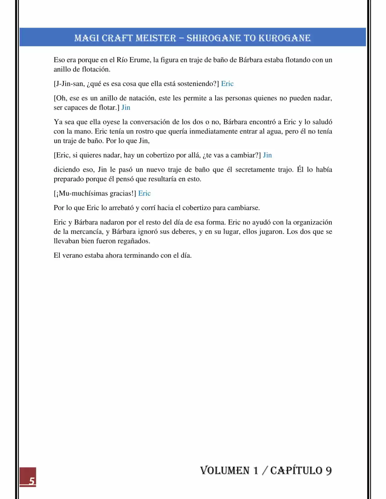 Magi Craft Meister - Capítulo 9 - Página 5 - LectorTMOo